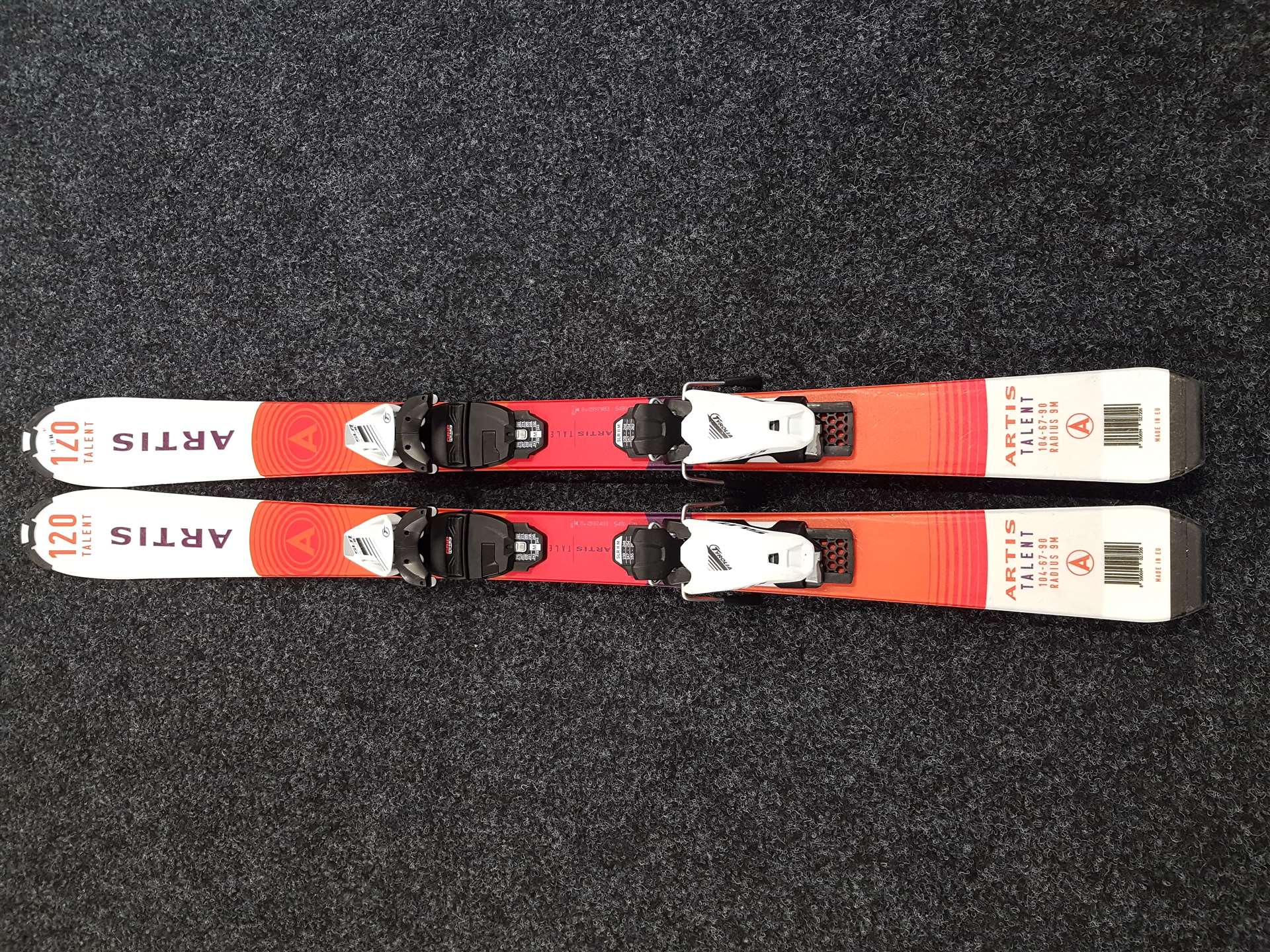 Použité lyže ARTIS Talent + viazanie Tyrolia SLR 4.5