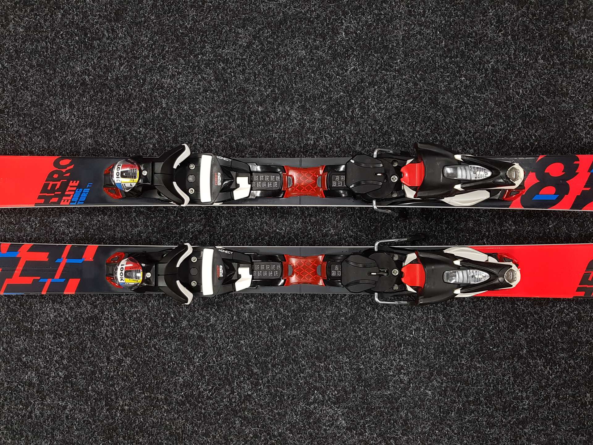 Použité lyže ROSSIGNOL Hero Elite Long Turn TI E18 + viazanie Look SPX 14