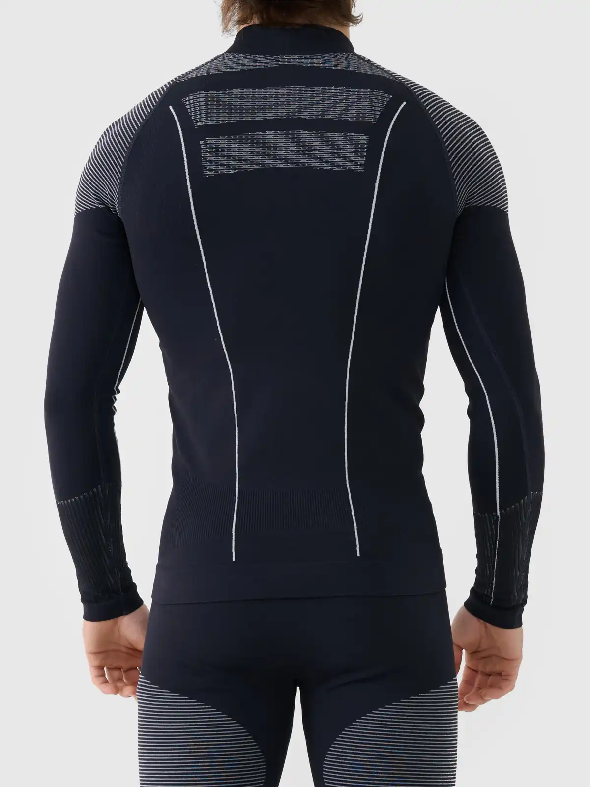 Pánske termoprádlo 4F M235 DEEP BLACK vrchný diel