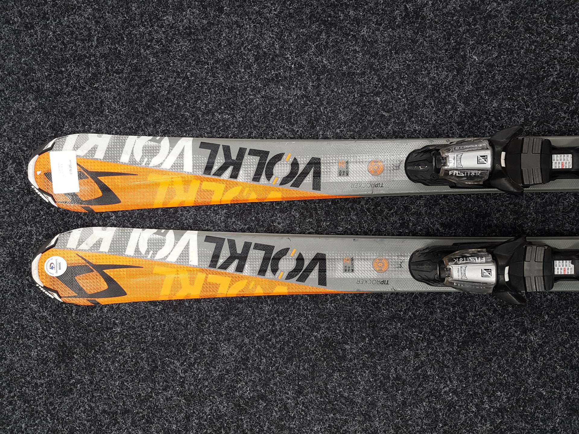 Použité lyže VOLKL RTM 73 + viazanie Marker Fastrek 10