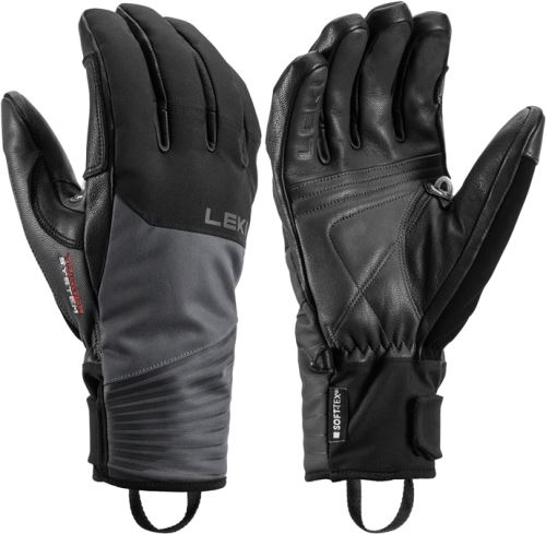 Lyžiarske rukavice LEKI Sparrow 3D, black-graphite