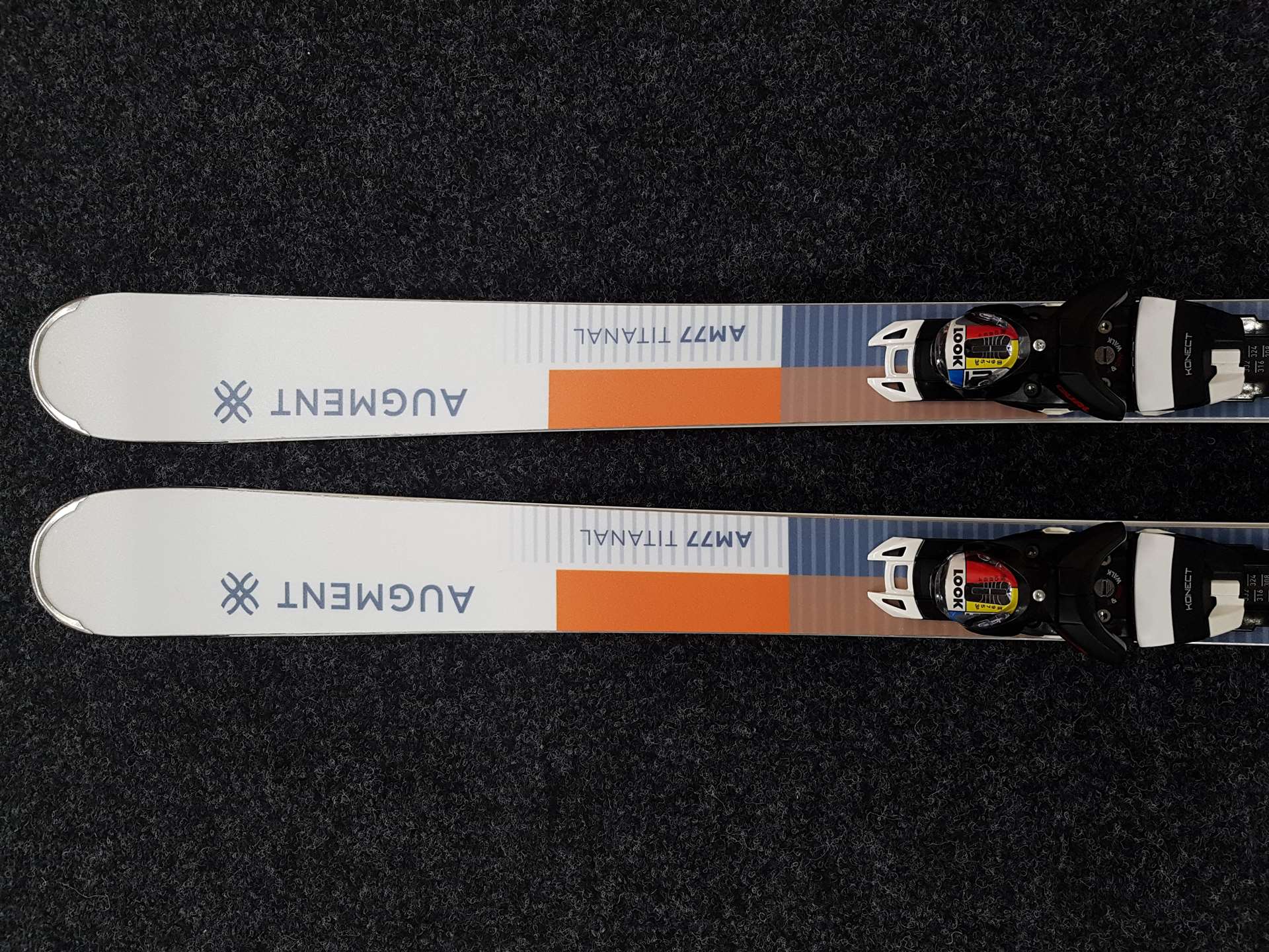 Použité lyže AUGMENT All Mountain 77 Titanal + viazanie Look NX 12.0