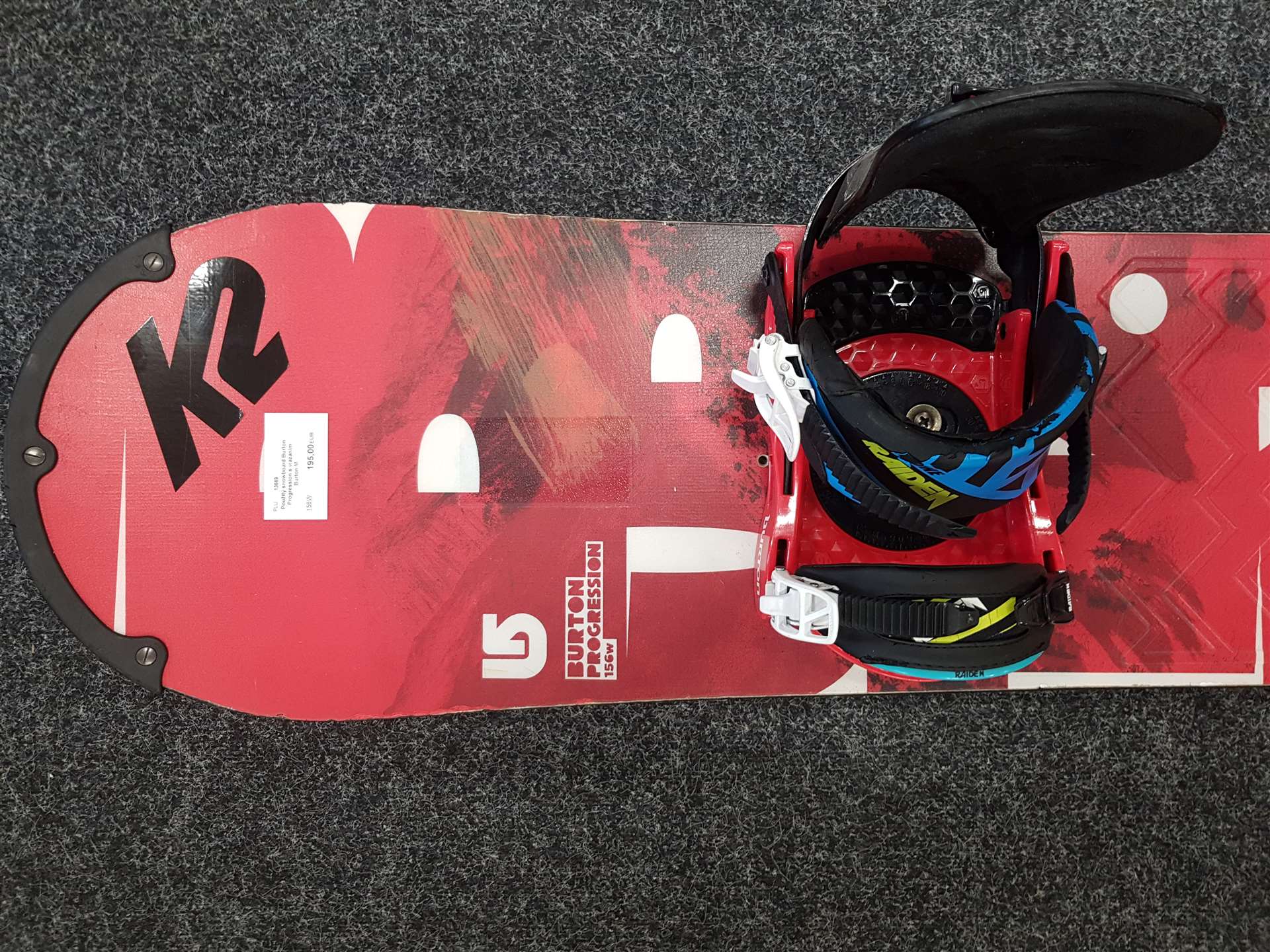 Gebrauchtes Burton Progression Snowboard mit Burton M Bindung