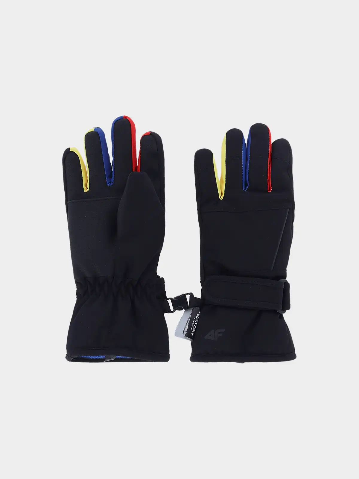 Lyžiarske rukavice 4F GLOVES FNK U200 DEEP BLACK