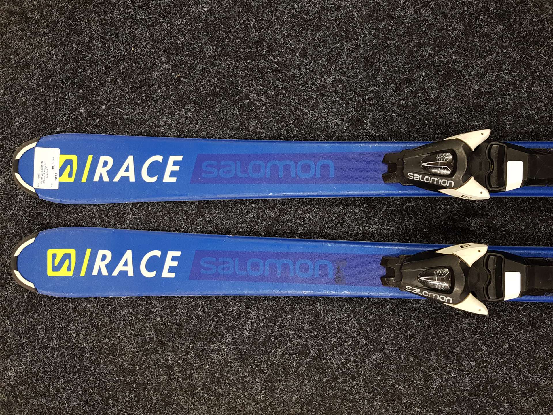 Použité lyže SALOMON S/Race JR + viazanie Salomon 7