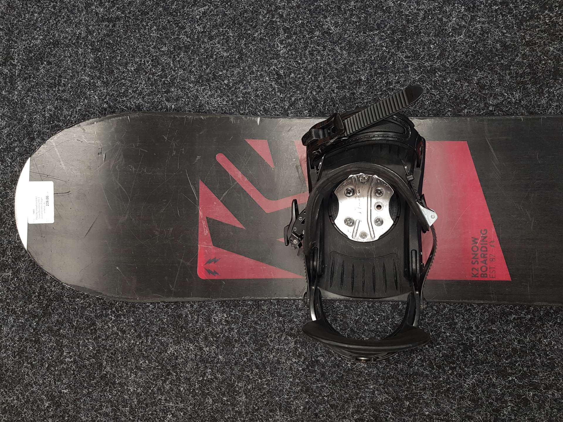Použitý snowboard K2 Snow Boarding 155 + viazanie Intercharger veľkosť  XL