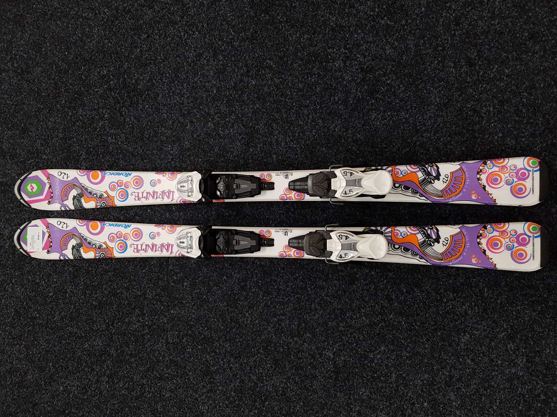 Použité lyže NORDICA Infinite + viazanie Marker 4,5