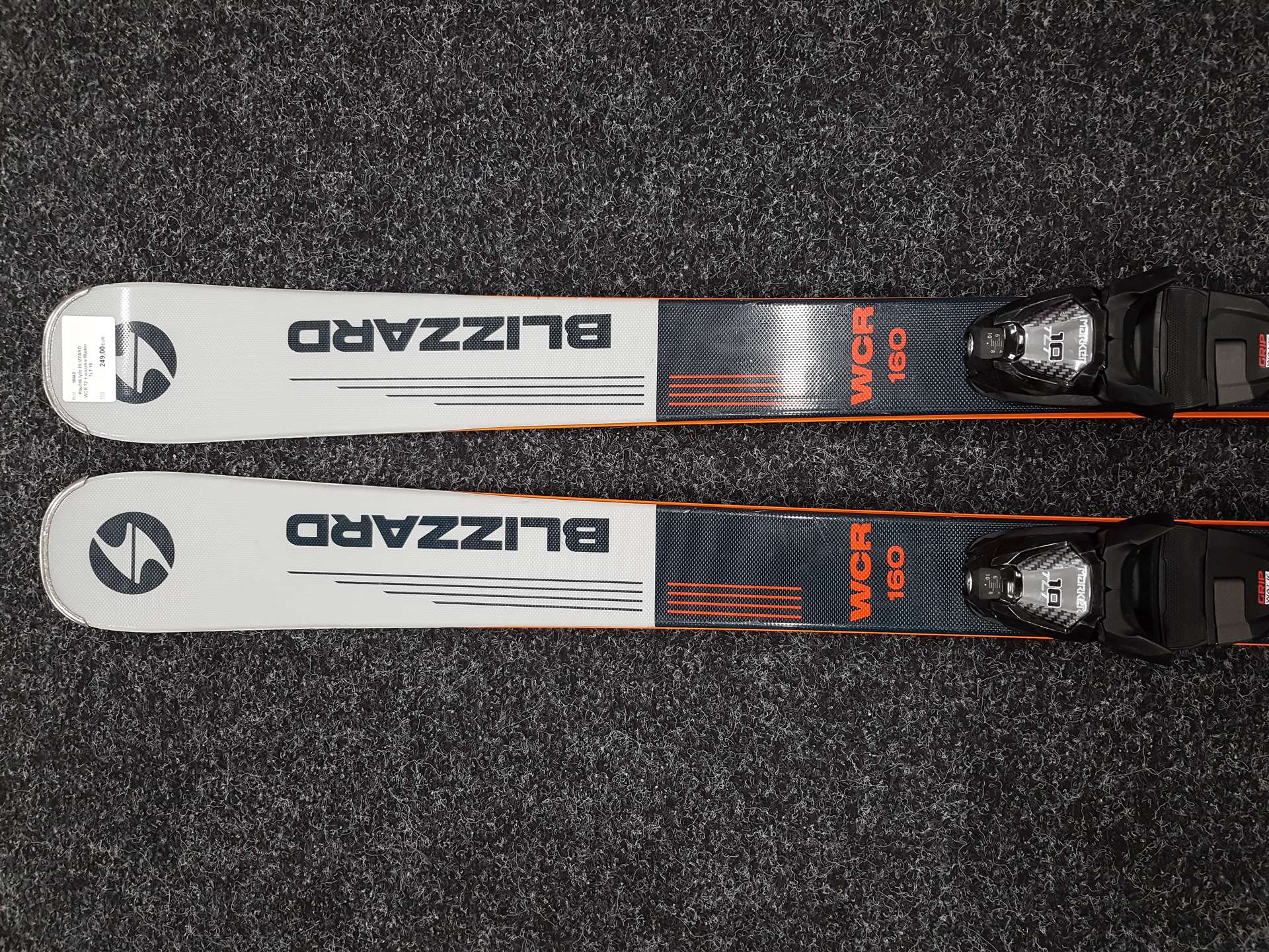 Použité lyže BLIZZARD WCR 72 + viazanie Marker TLT 10