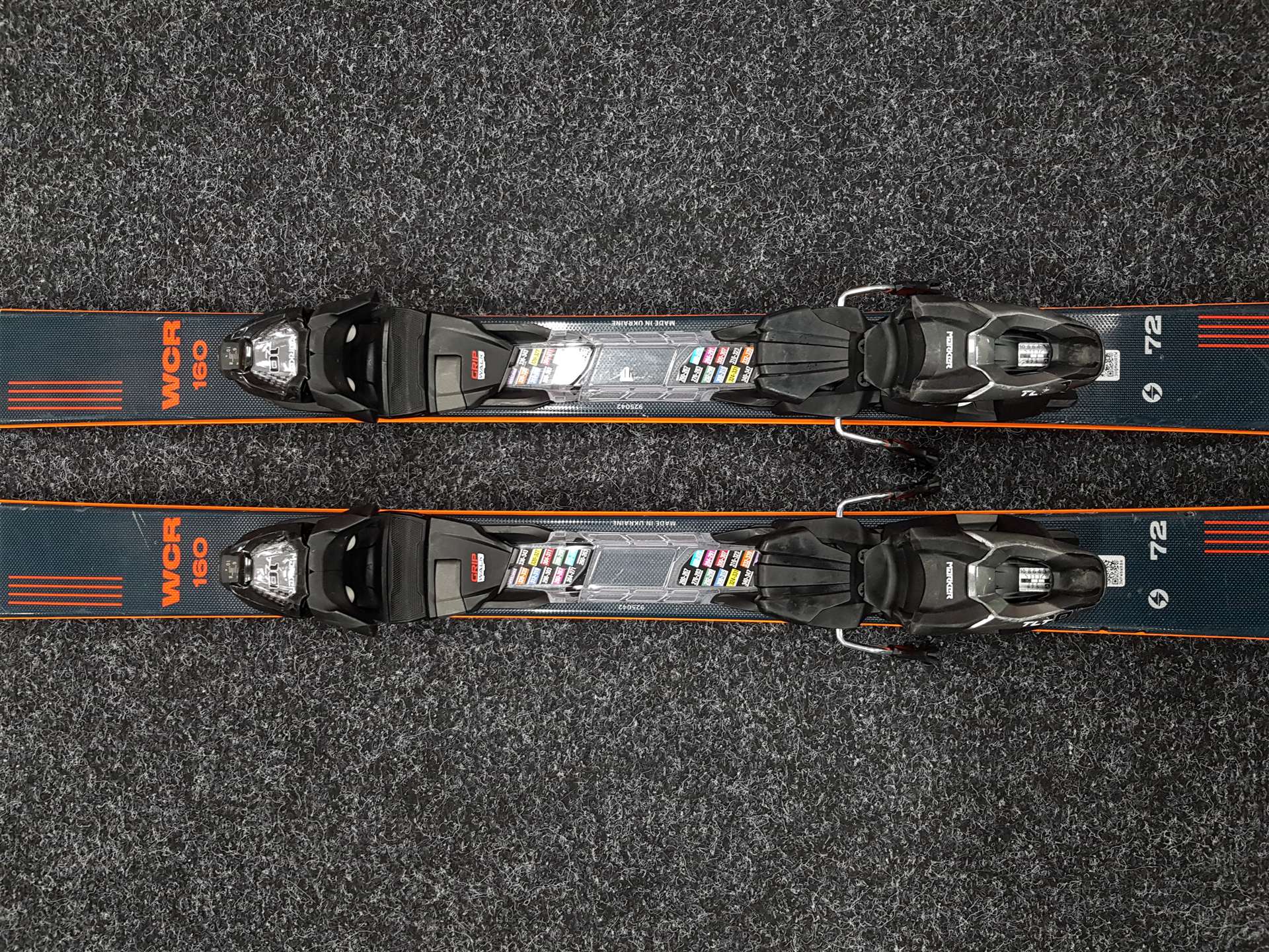 Použité lyže BLIZZARD WCR 72 + viazanie Marker TLT 10