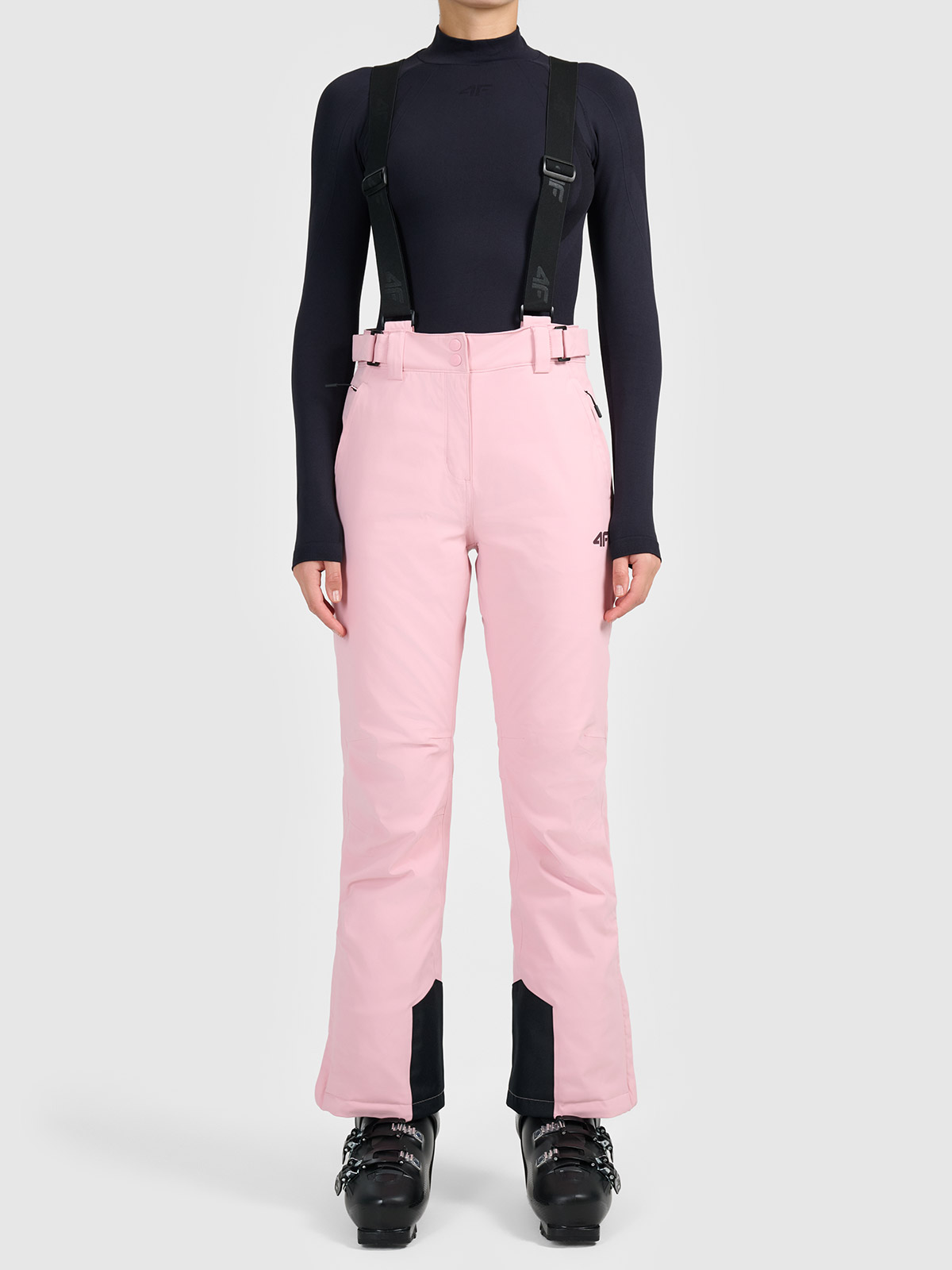 Dámske lyžiarske nohavice 4F FNK F1466 LIGHT PINK