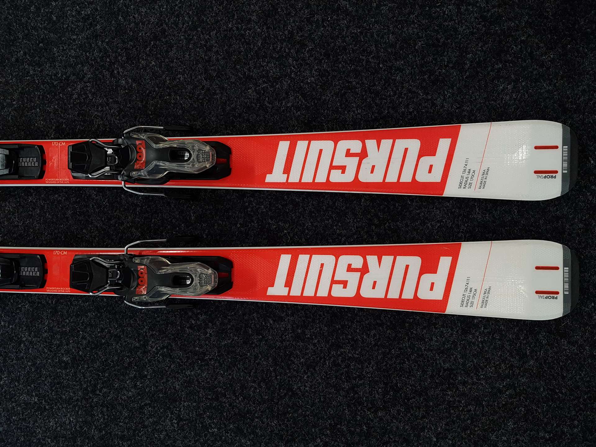 Použité lyže ROSSIGNOL Pursuit + viazanie Look Xpress 11.0