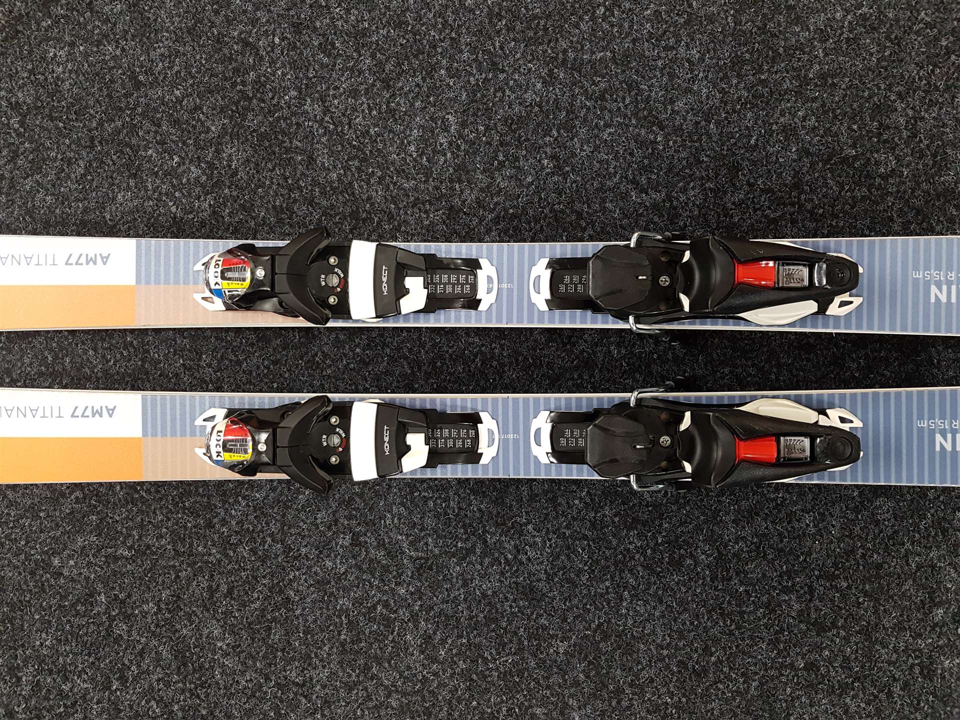 Použité lyže AUGMENT All Mountain 77 Titanal + viazanie Look NX 12.0