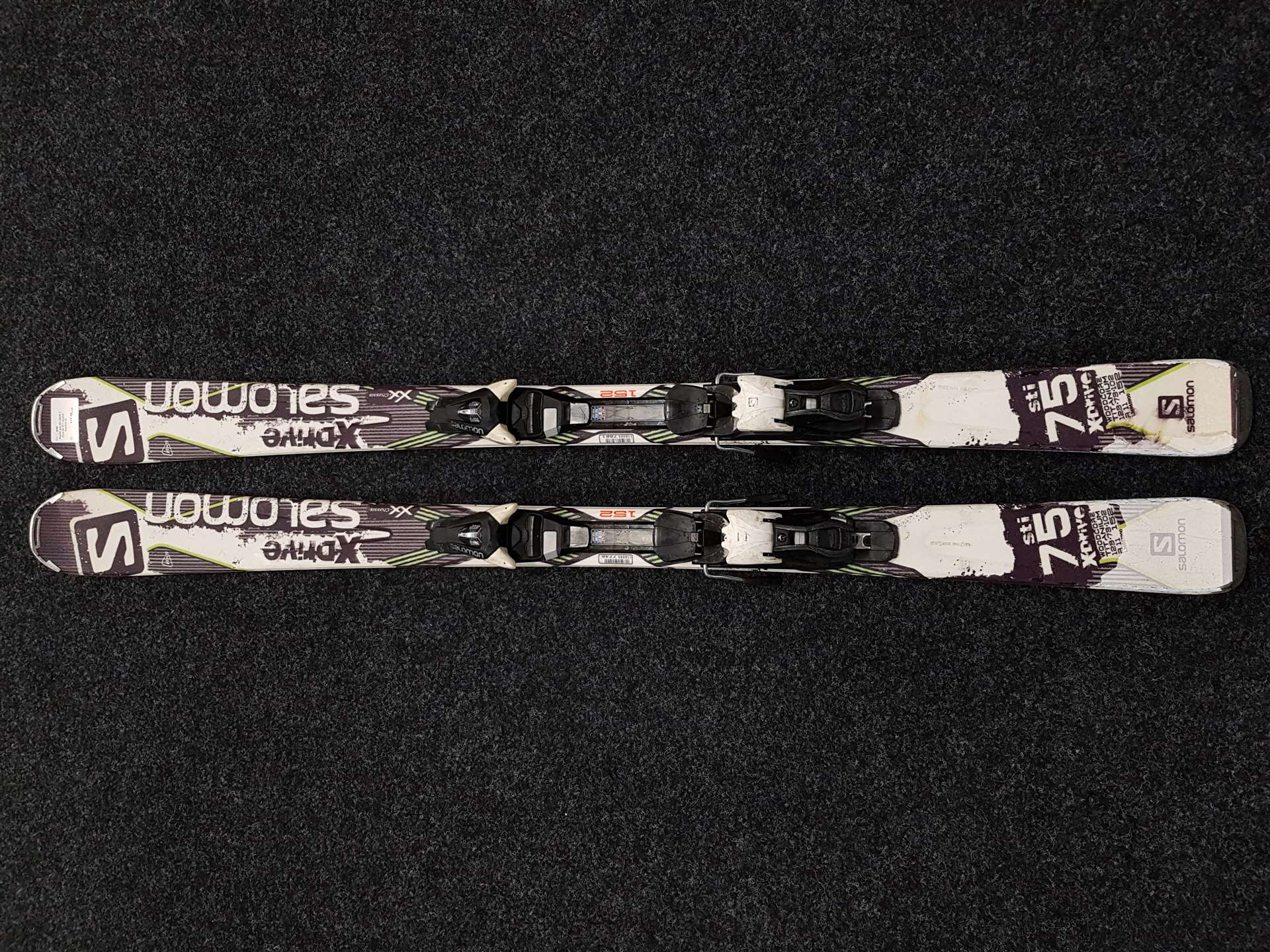 Použité lyže SALOMON X Drive Sti 75 + viazanie Salomon 10