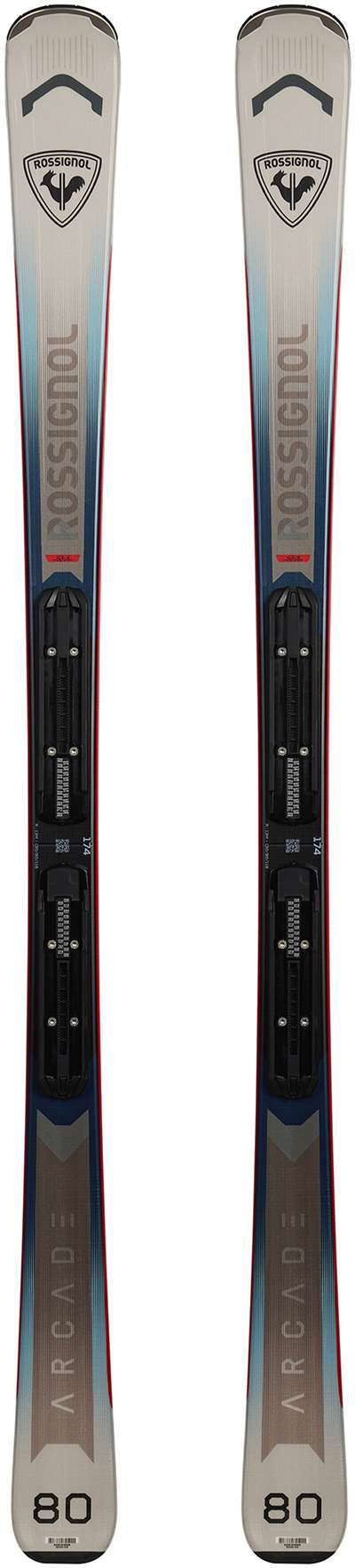 lyže Rossignol ARCADE 80 XPRESS + XPRESS 10 GW B83 BLACK CHROME