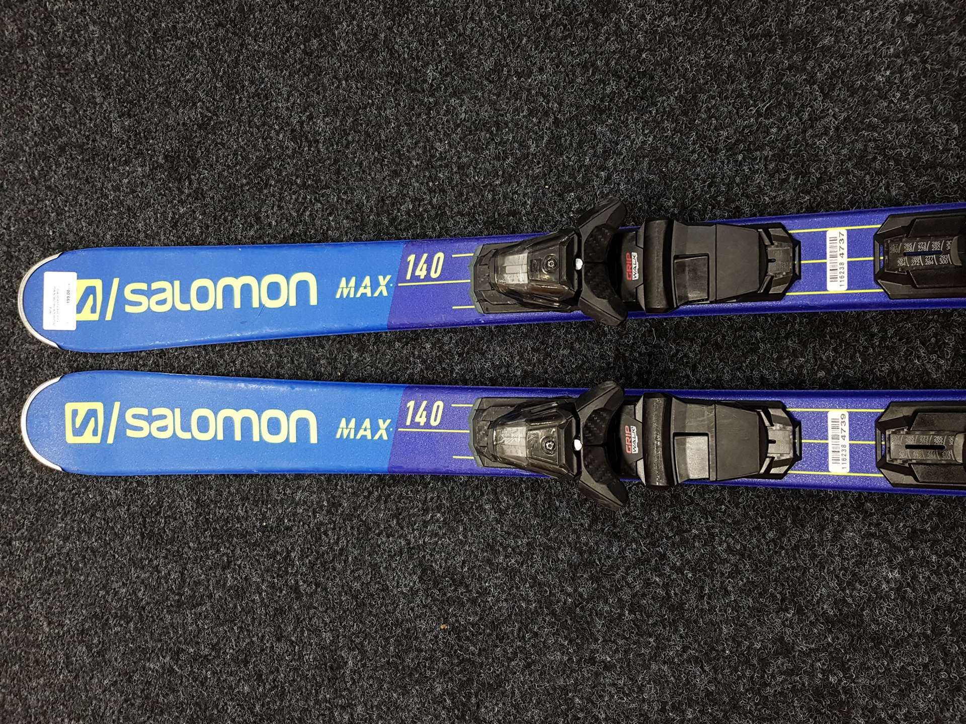 Použité lyže SALOMON Max + viazanie Salomon M10