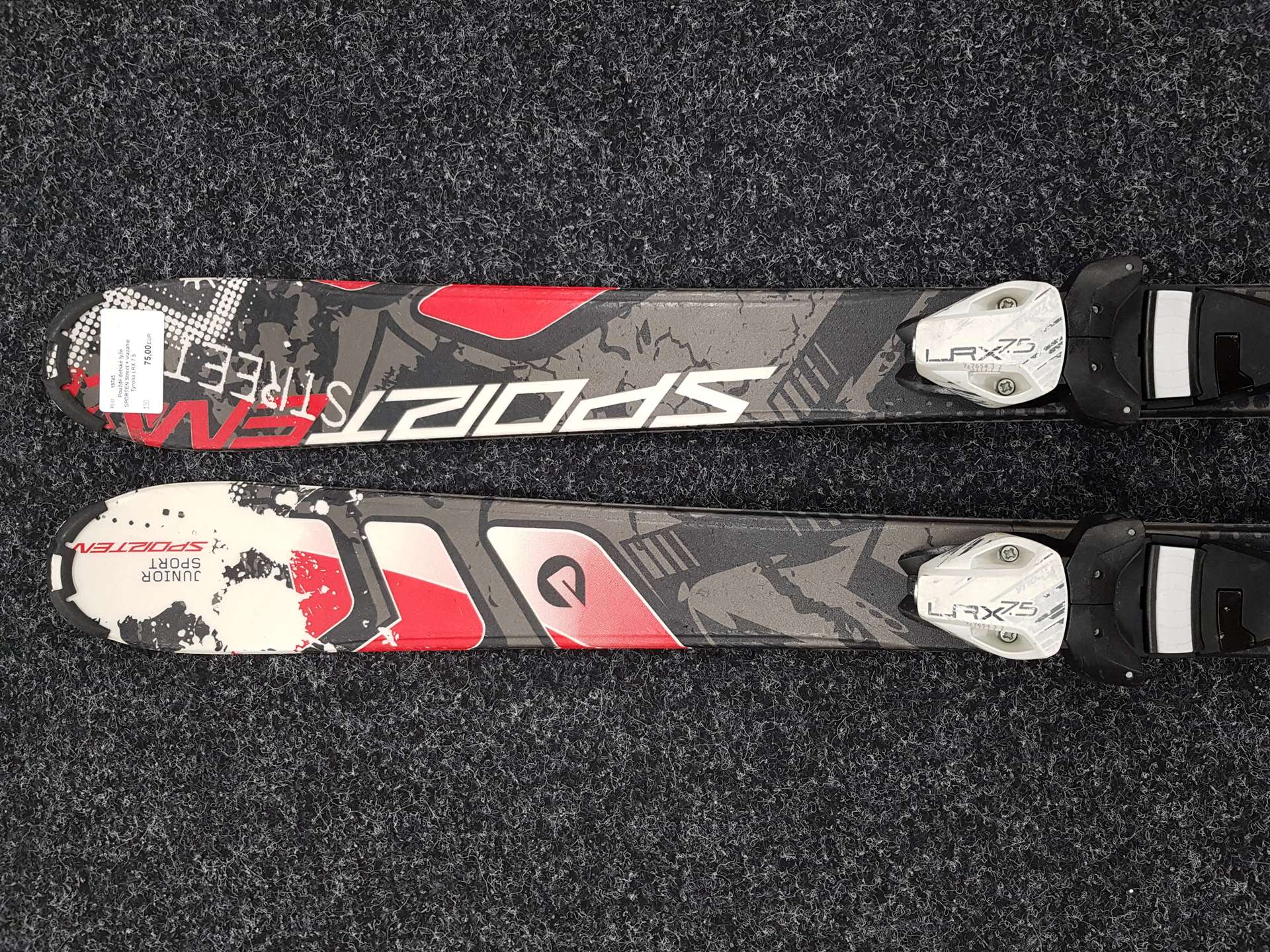 Použité detské lyže SPORTEN Street + viazanie Tyrolia LRX 7.5