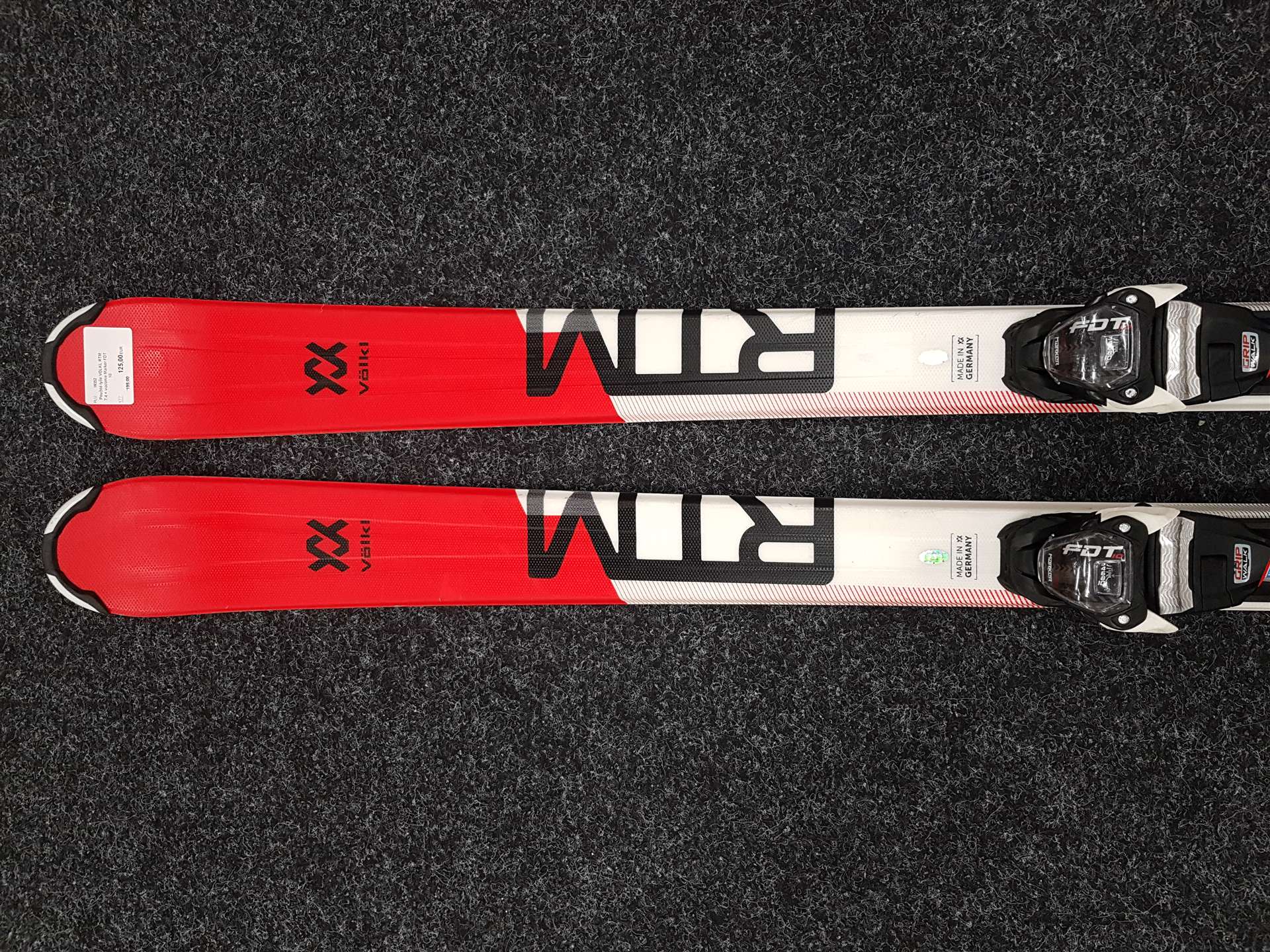 Použité lyže VOLKL RTM 7.4 + viazanie Marker FDT 10