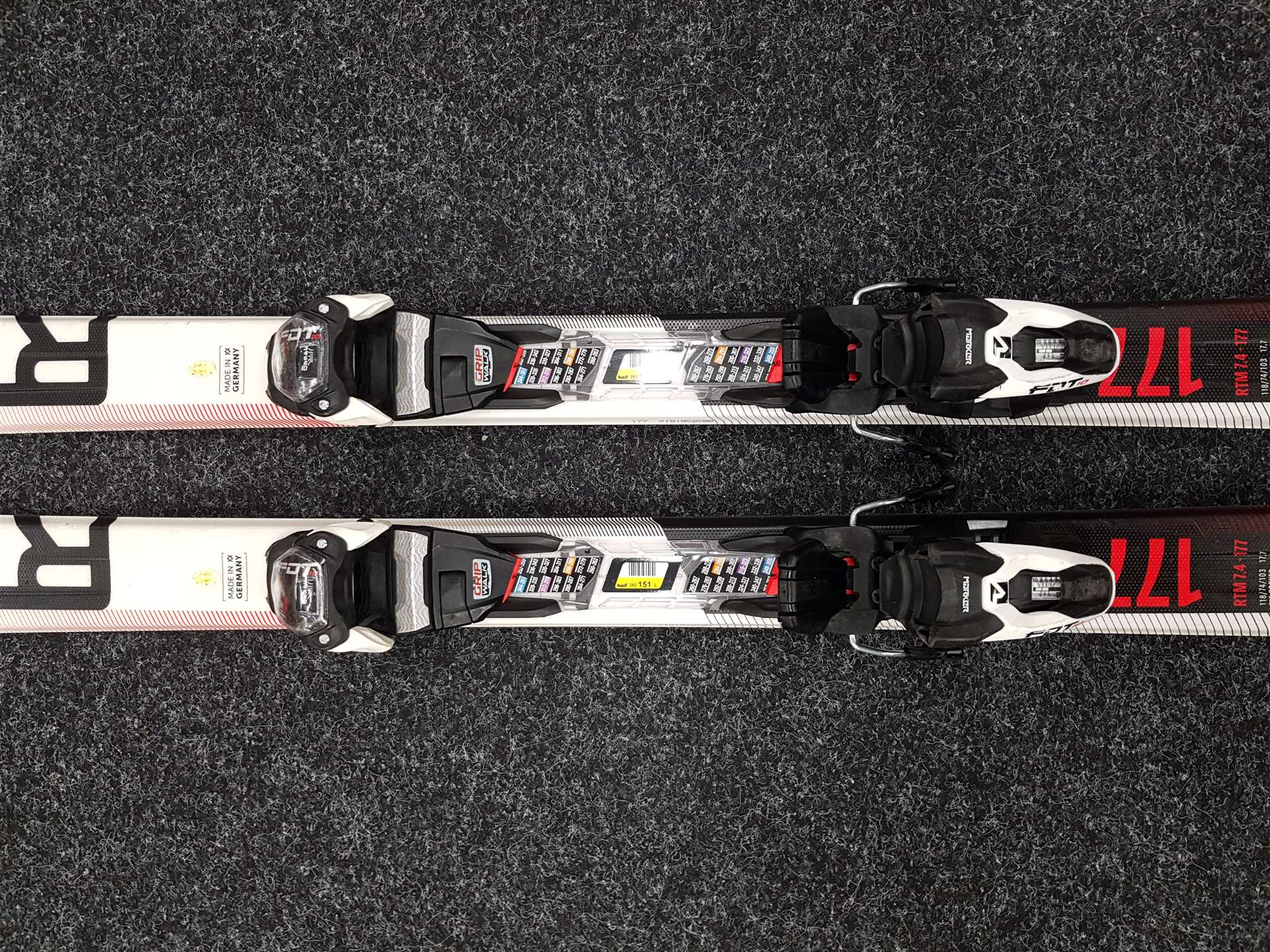 Použité lyže VOLKL RTM 7.4 + viazanie Marker FDT 10
