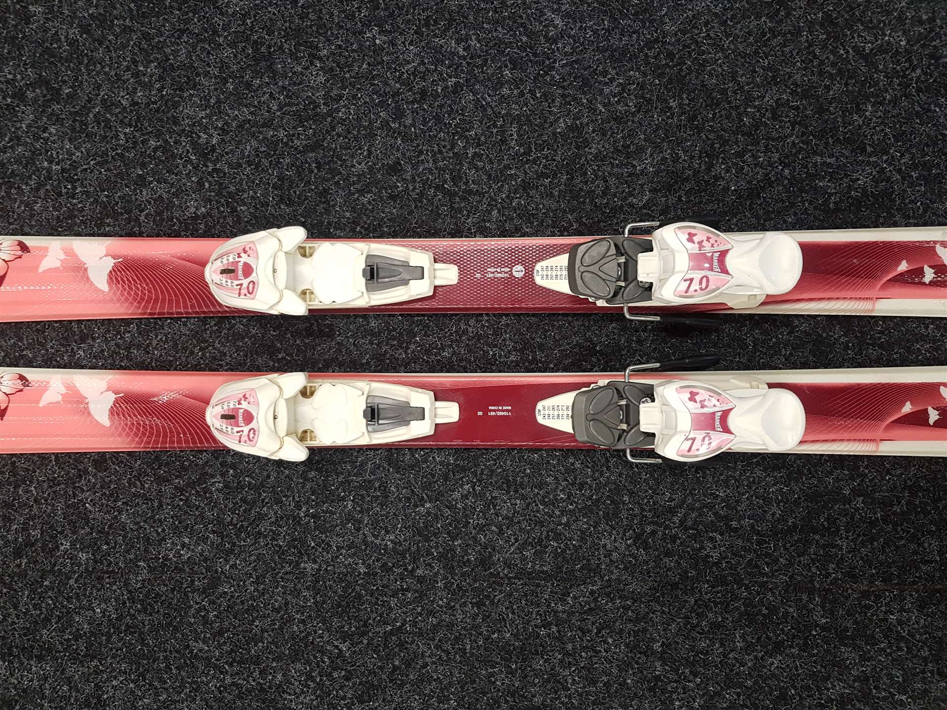 Použité lyže VOLKL Chica + viazanie Marker 7.0