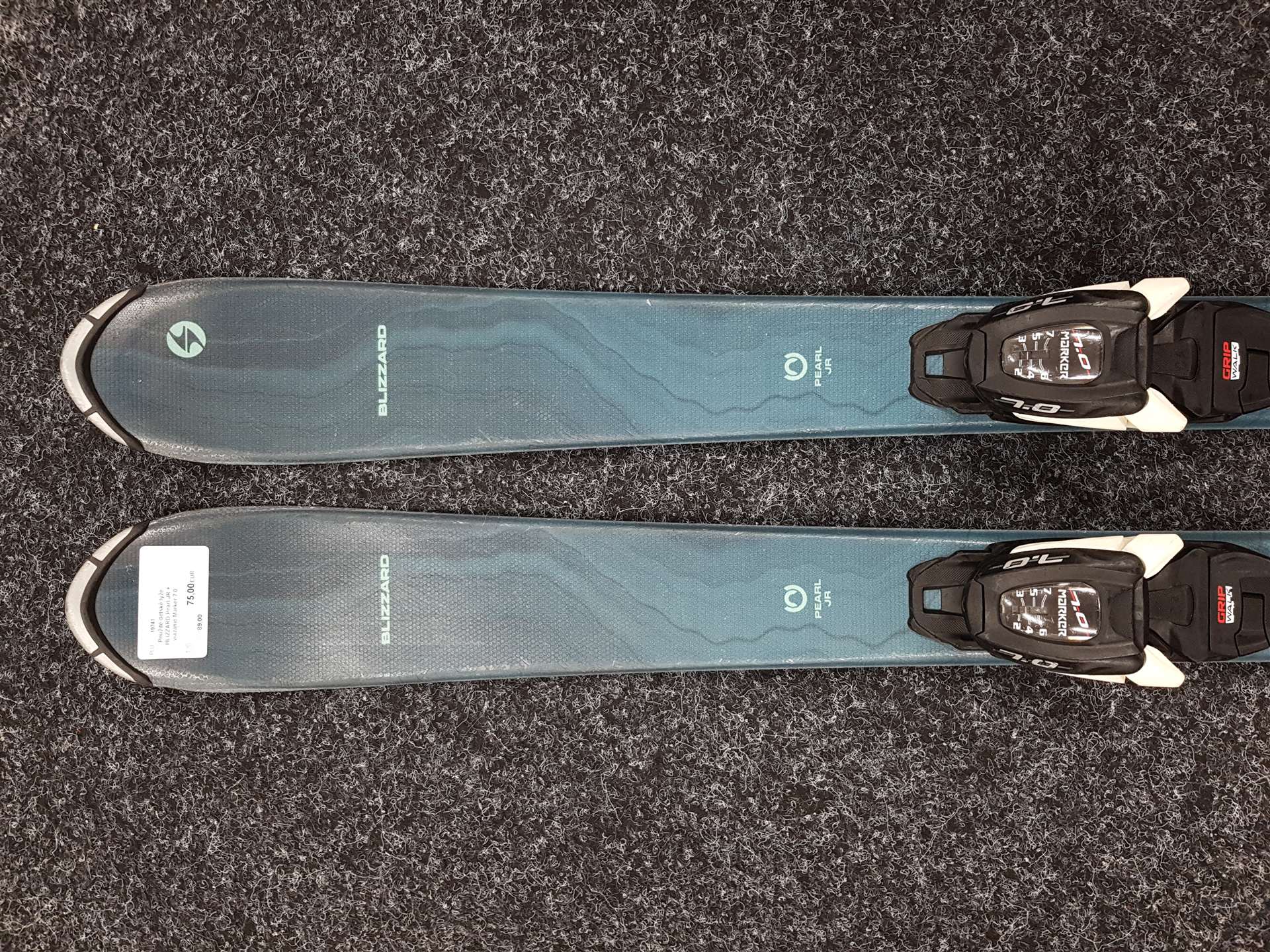 Použité detské lyže BLIZZARD Pearl JR + viazanie Marker 7.0