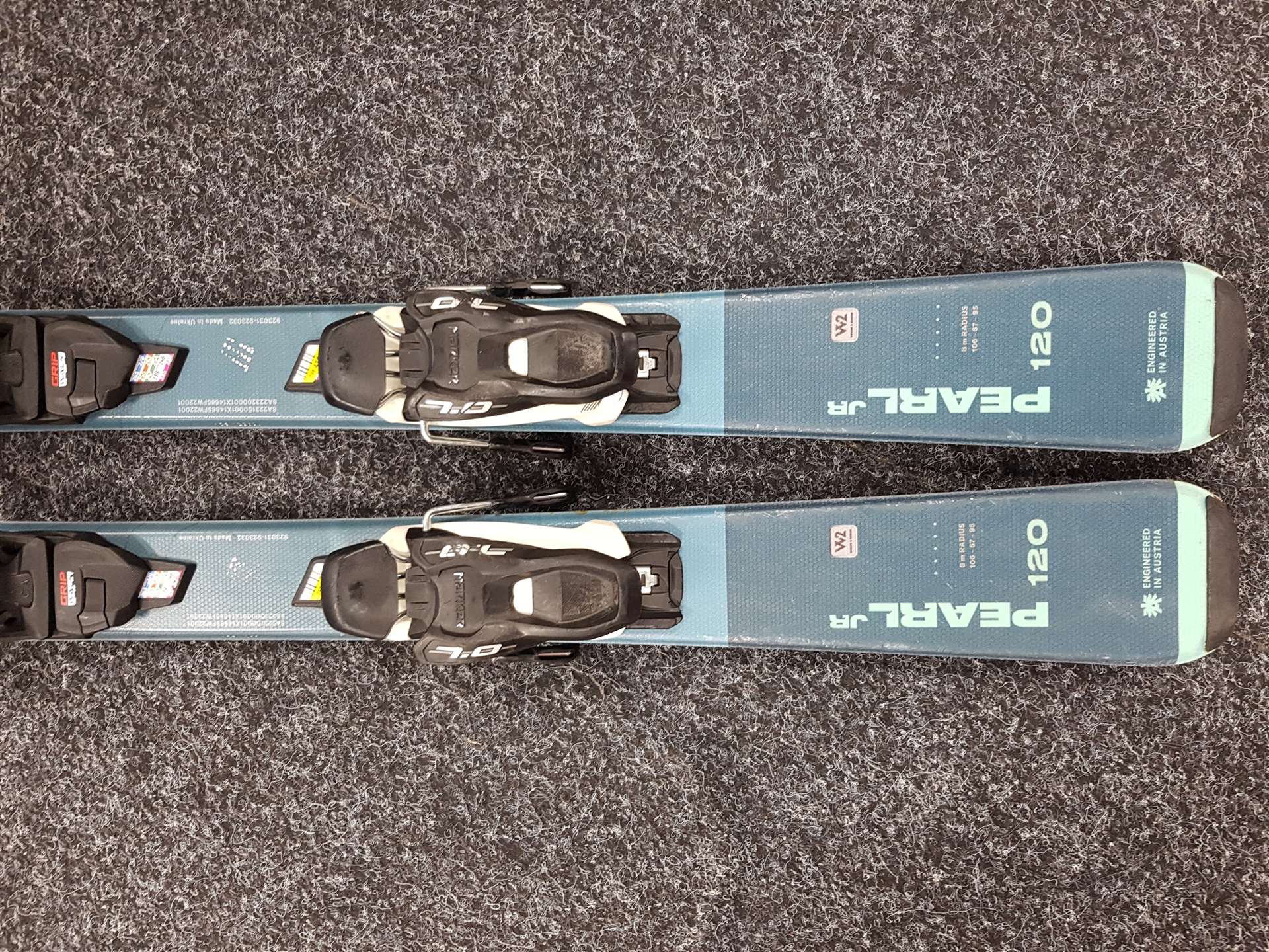 Použité detské lyže BLIZZARD Pearl JR + viazanie Marker 7.0