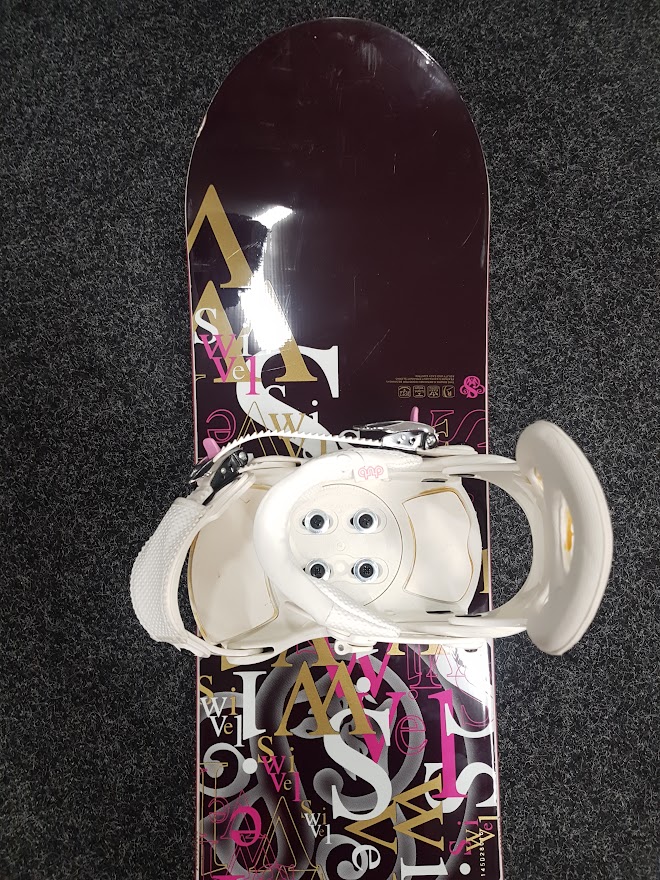 Použitý snowboard Swivel + viazanie Dub veľkosť M