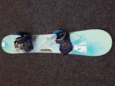 Použitý snowboard BURTON LTR 144 L + viazanie Burton veľkosť S/M