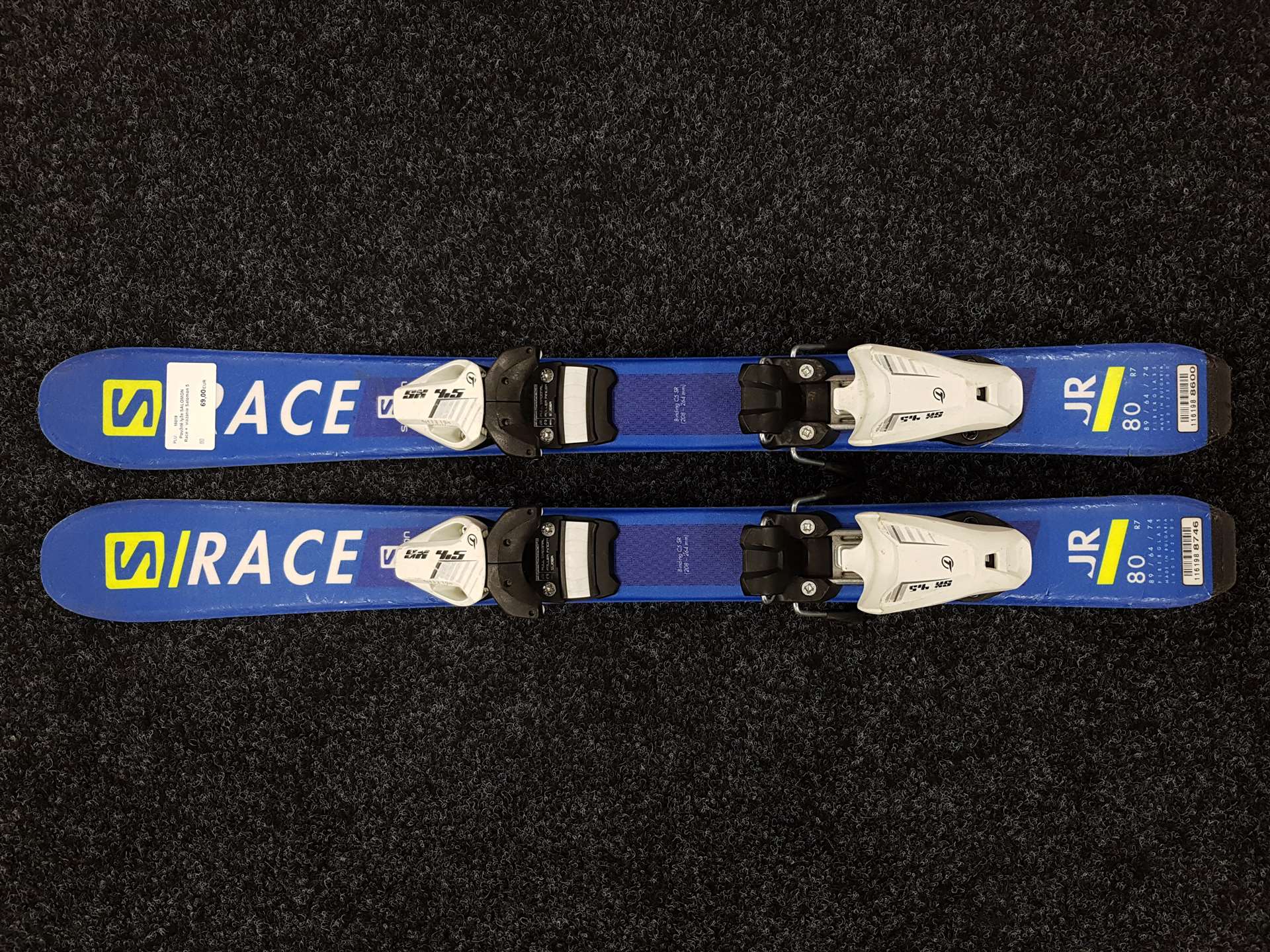 Použité lyže SALOMON Race +  viazanie Salomon 5