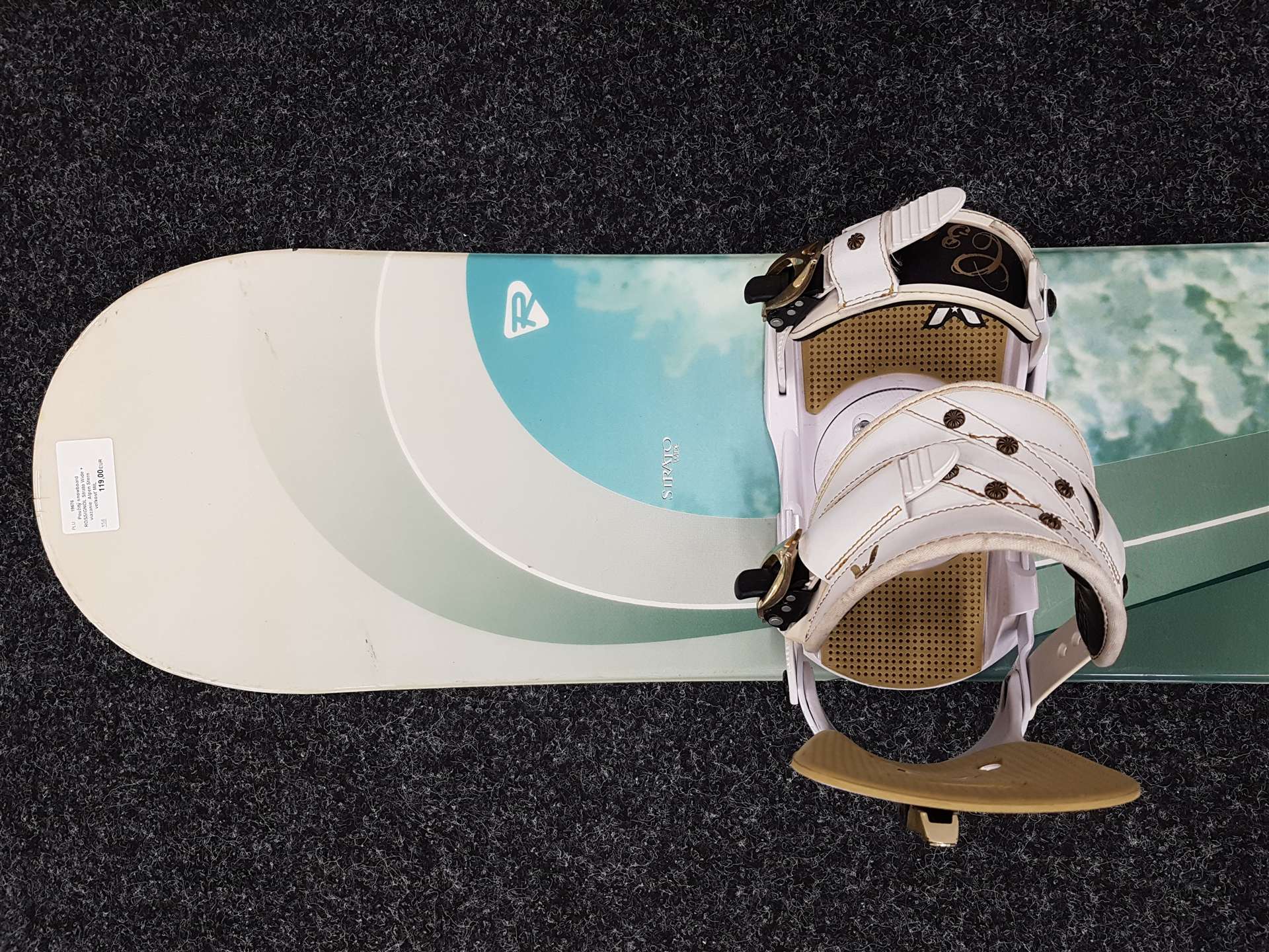 Použitý snowboard ROSSIGNOL Strato Wide + viazanie  Alpen Stern veľkosť M/L