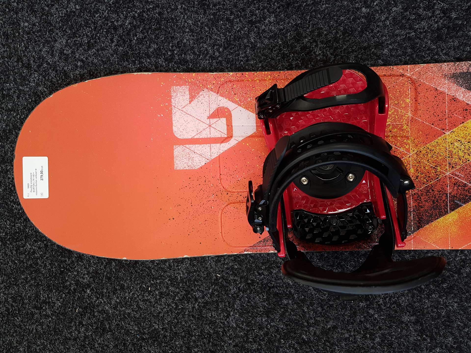 Použitý snowboard BURTON LTR 140 + viazanie Burton veľkosť M