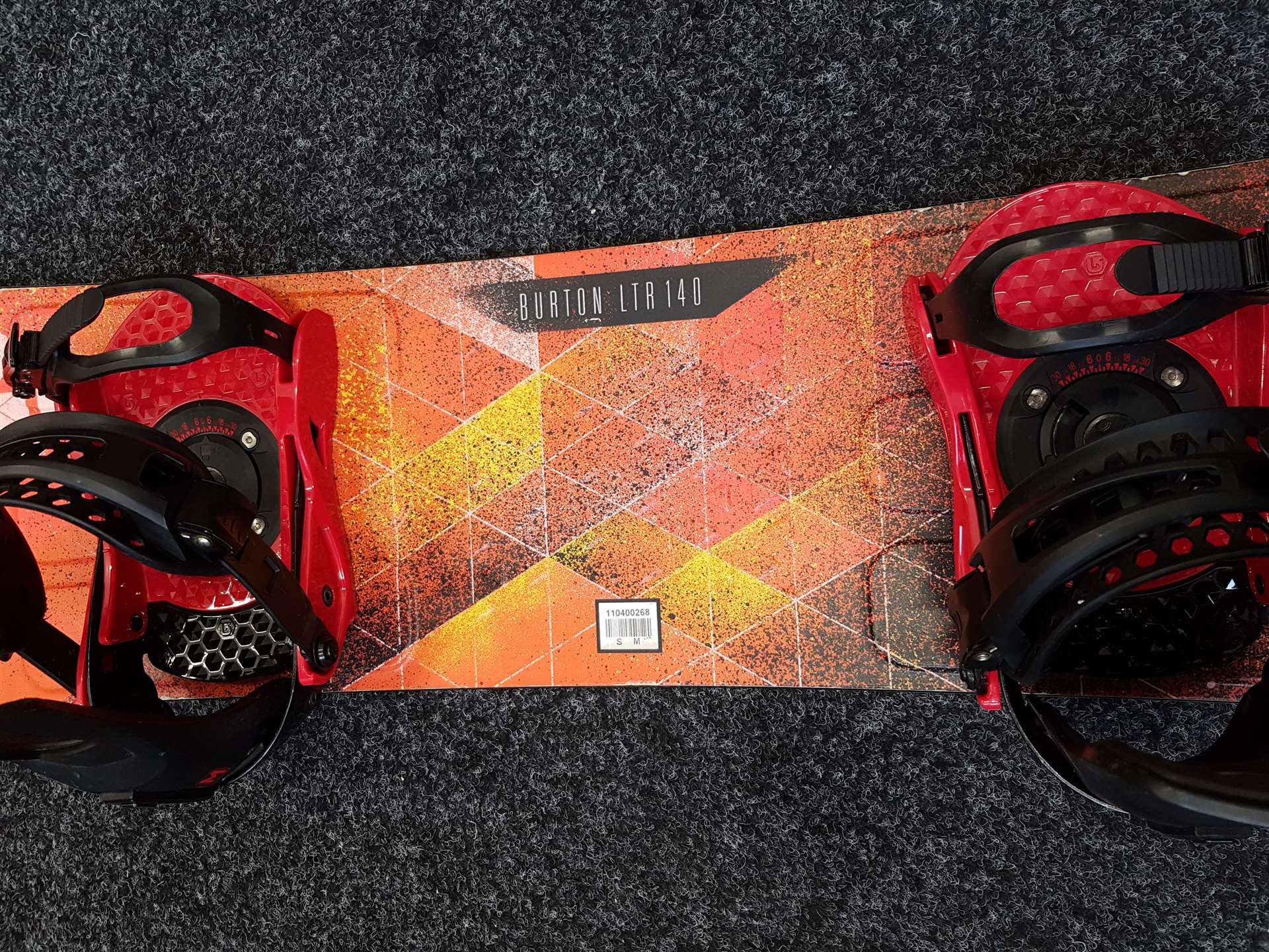 Použitý snowboard BURTON LTR 140 + viazanie Burton veľkosť M