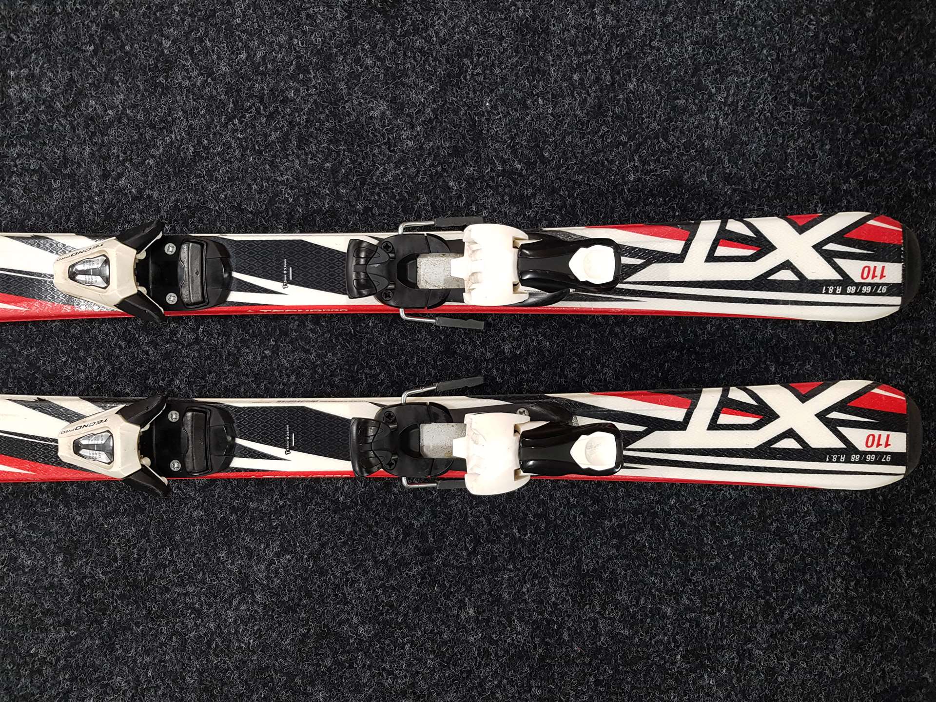 Použité lyže TECNOPROXT Team + viazanie Tecnopro TC 4.5