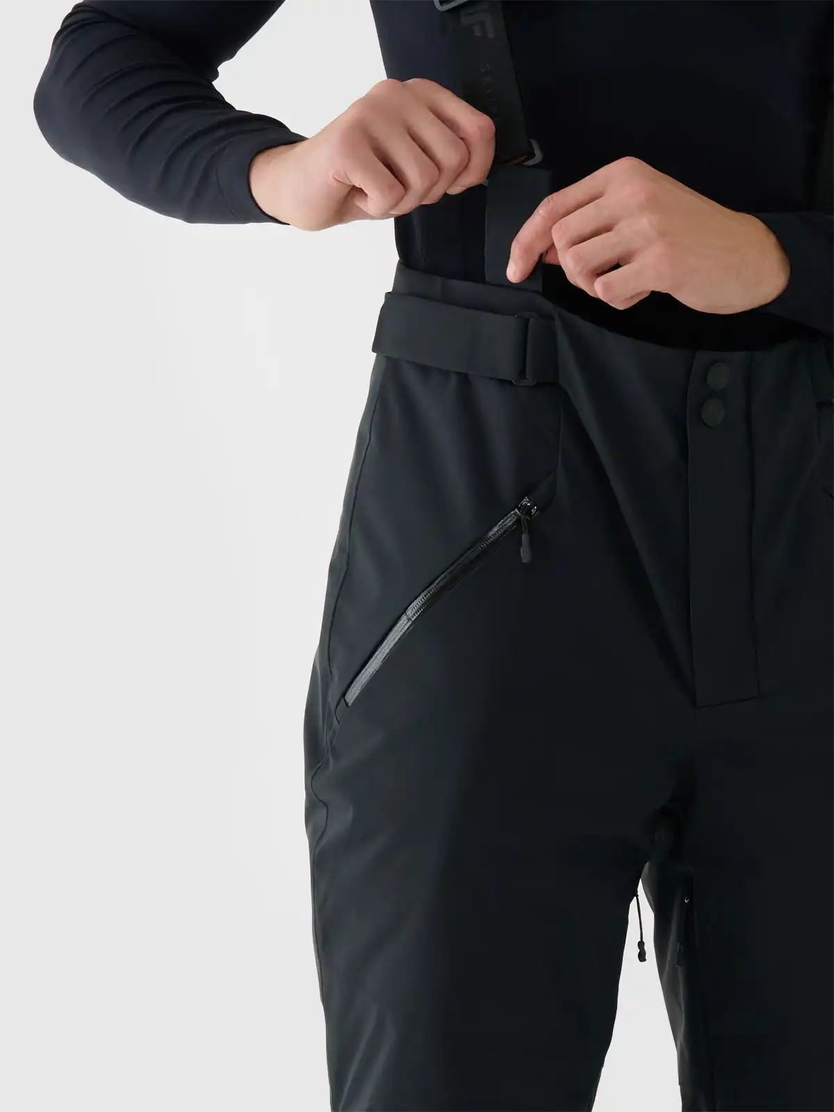 Pánske lyžiarske nohavice 4F FNK M0901 DEEP BLACK