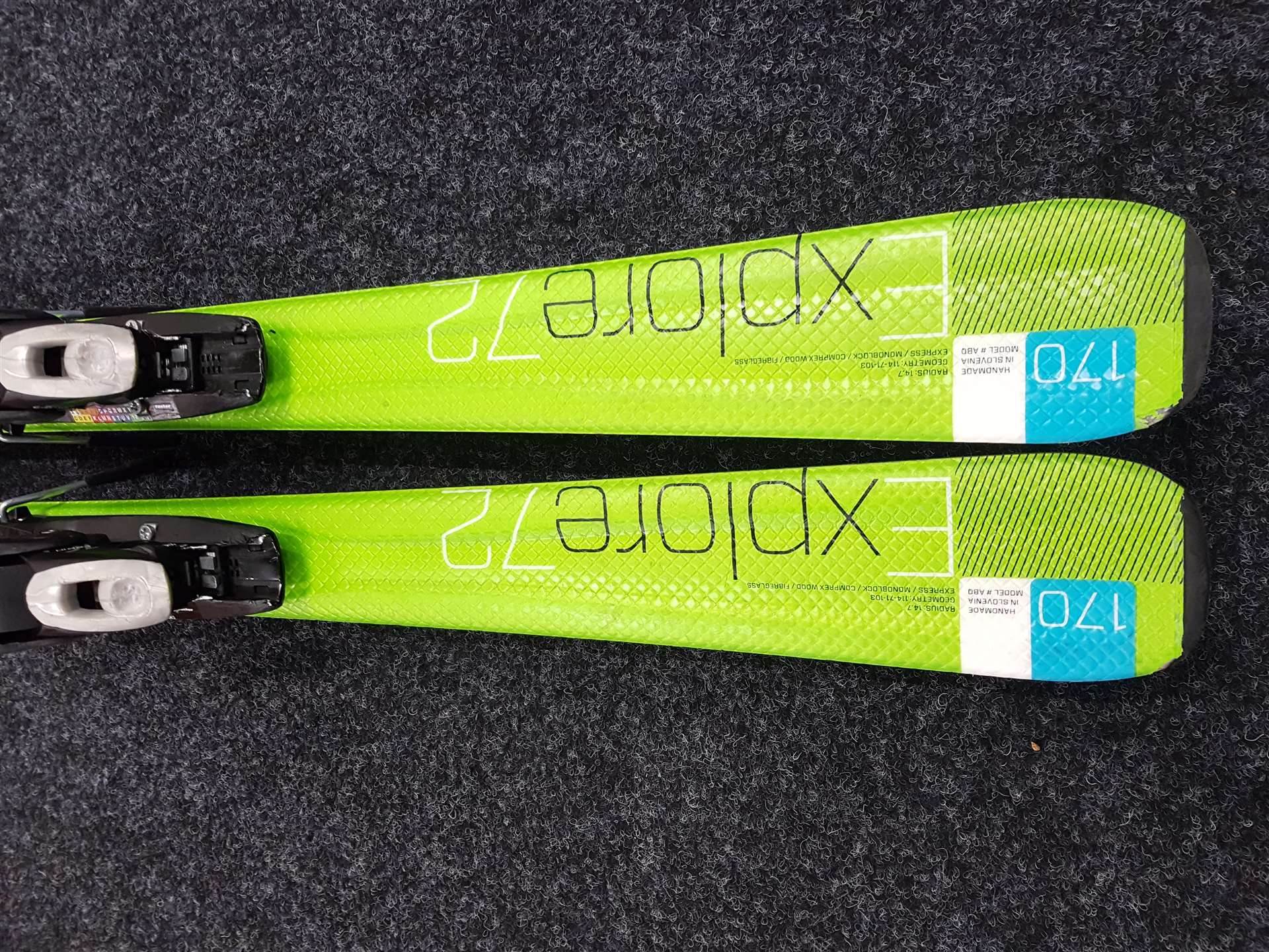 Použité lyže ELAN Explore 72 + viazanie Elan ESP 10.0