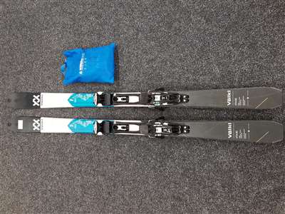 Použité skialpové lyže VOLKL VTA 80 + MARKER F10 TOUR + Použité pásy