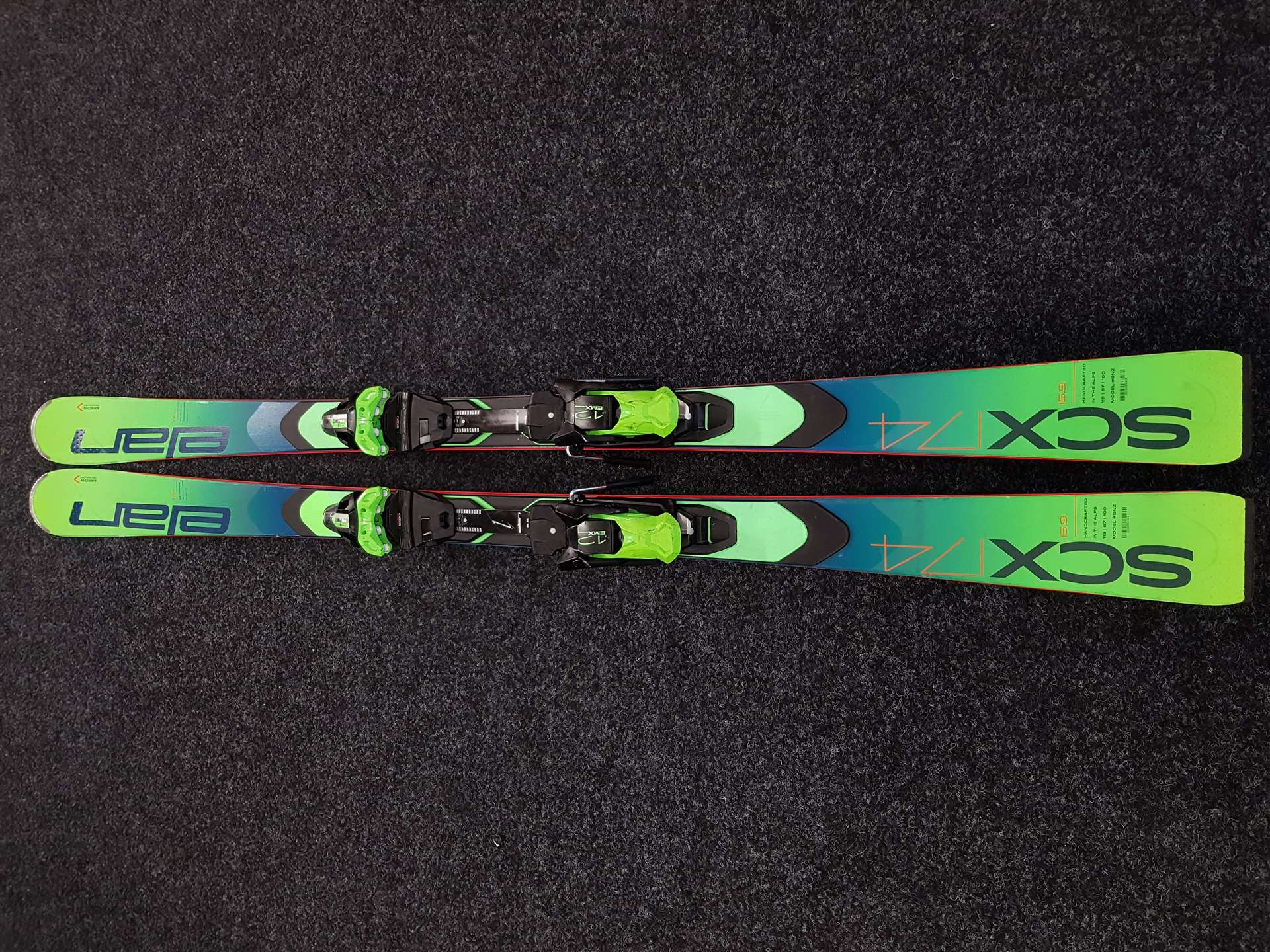 Použité lyže ELAN SCX + viazanie Elan EMX 12