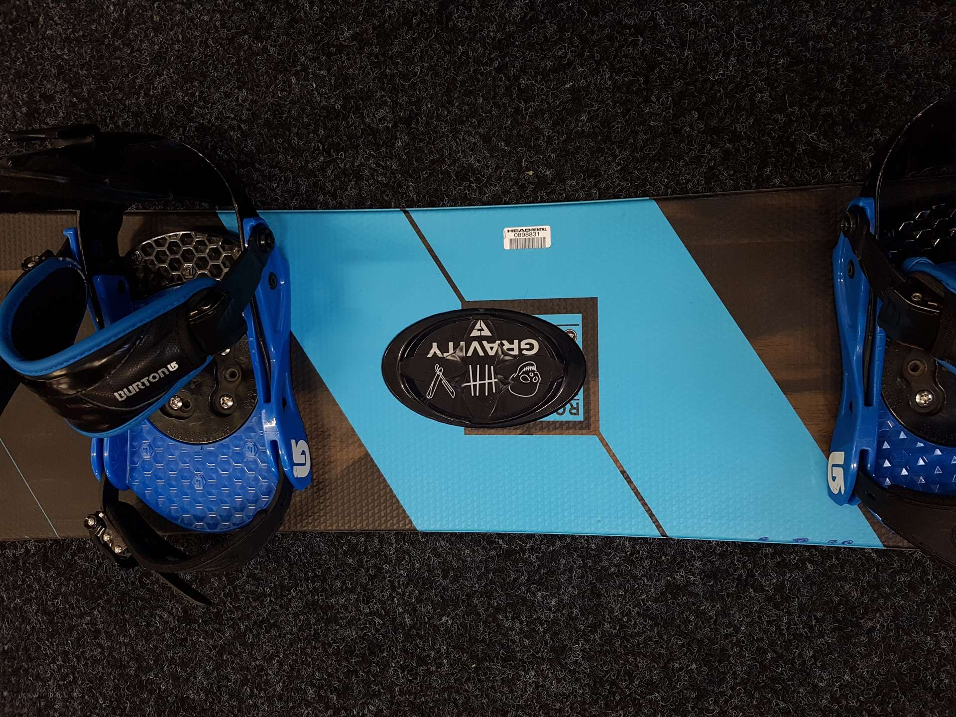 Použitý snowboard HEAD Rocka 4D + viazanie Burton veľkosť S