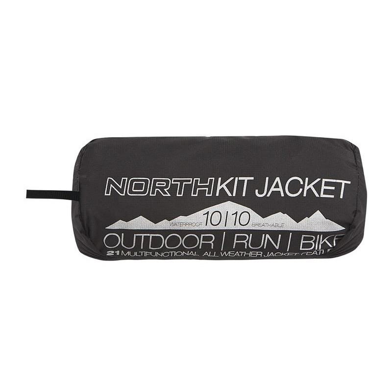 Dámska bunda zbaliteľná multišport 2L NORTHKIT čierna
