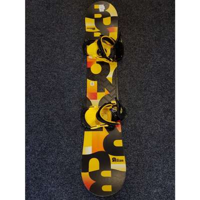 Jazdený snowboard BURTON Progression Black-yellow 163W