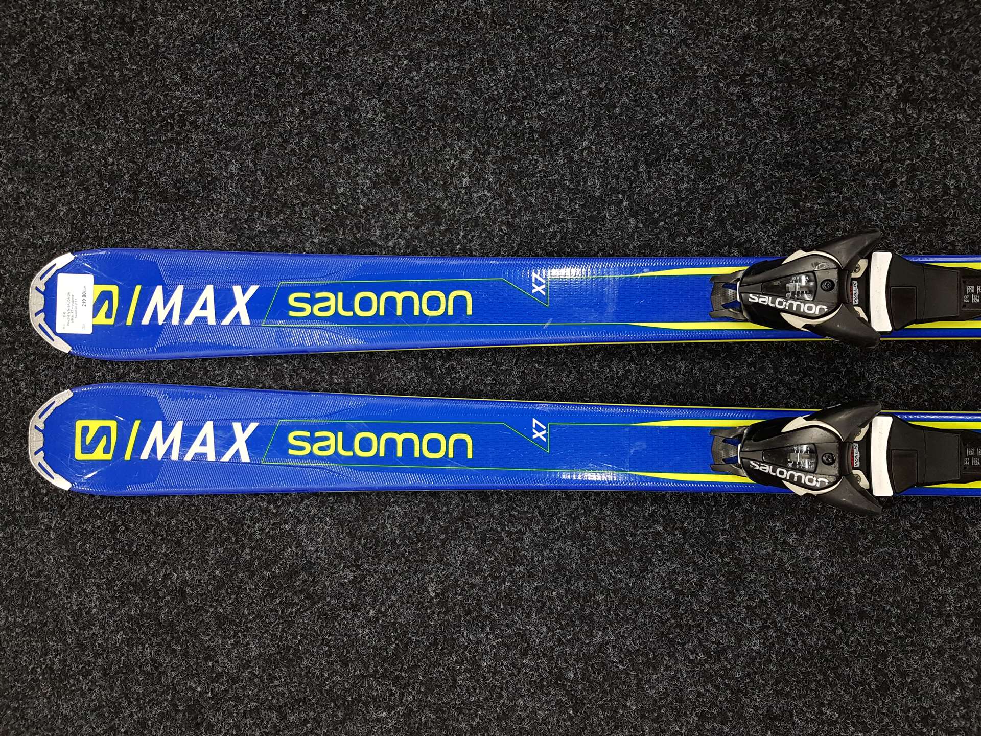 Použité lyže SALOMON S/Max X7 + viazanie Salomon Z 11