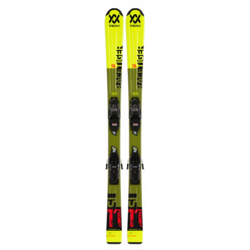 Lyže Volkl Racetiger JR yellow + viazanie vmotion jr 4,5