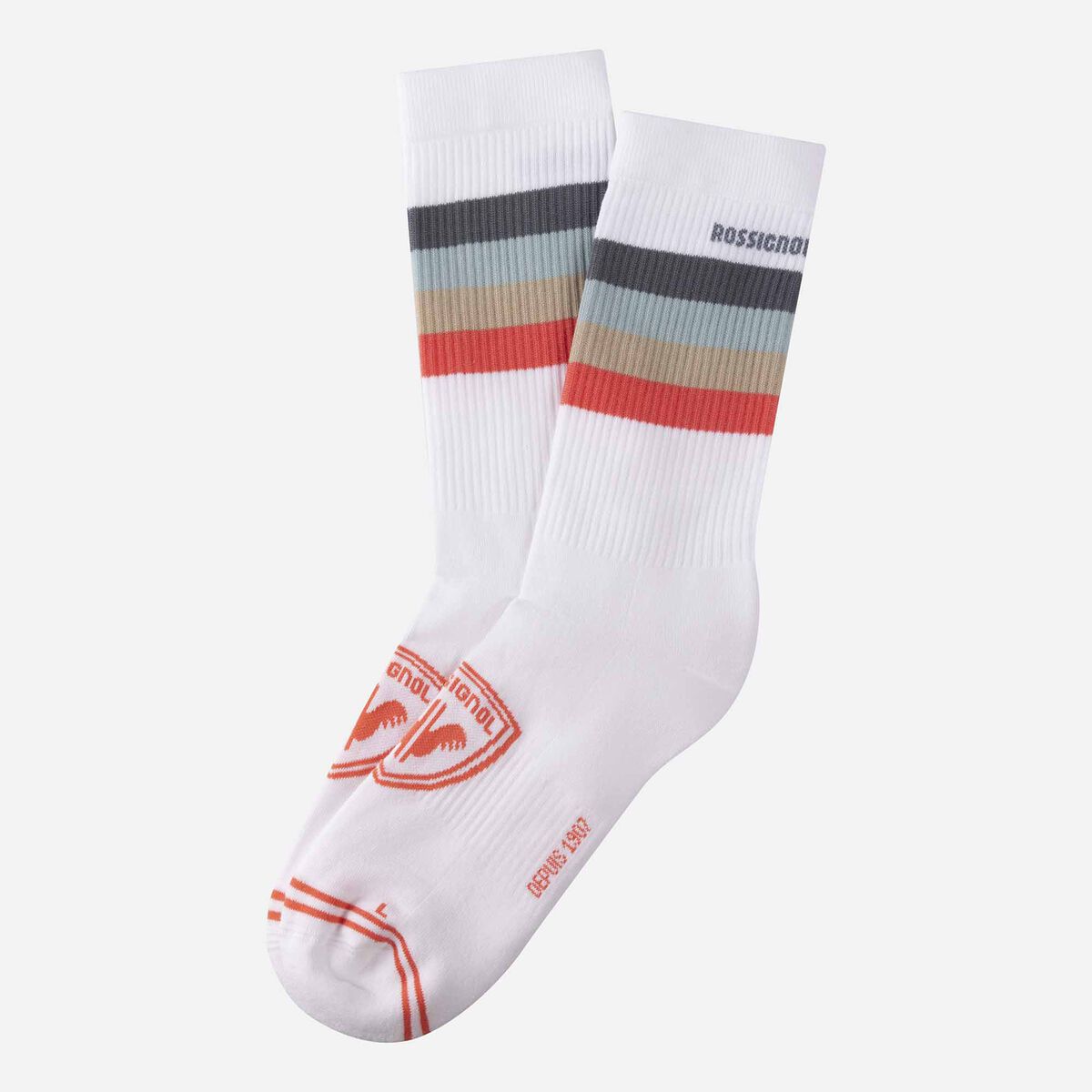 lyžiarske ponožky ROSSIGNOL WATERFALL SOCKS-WHITE