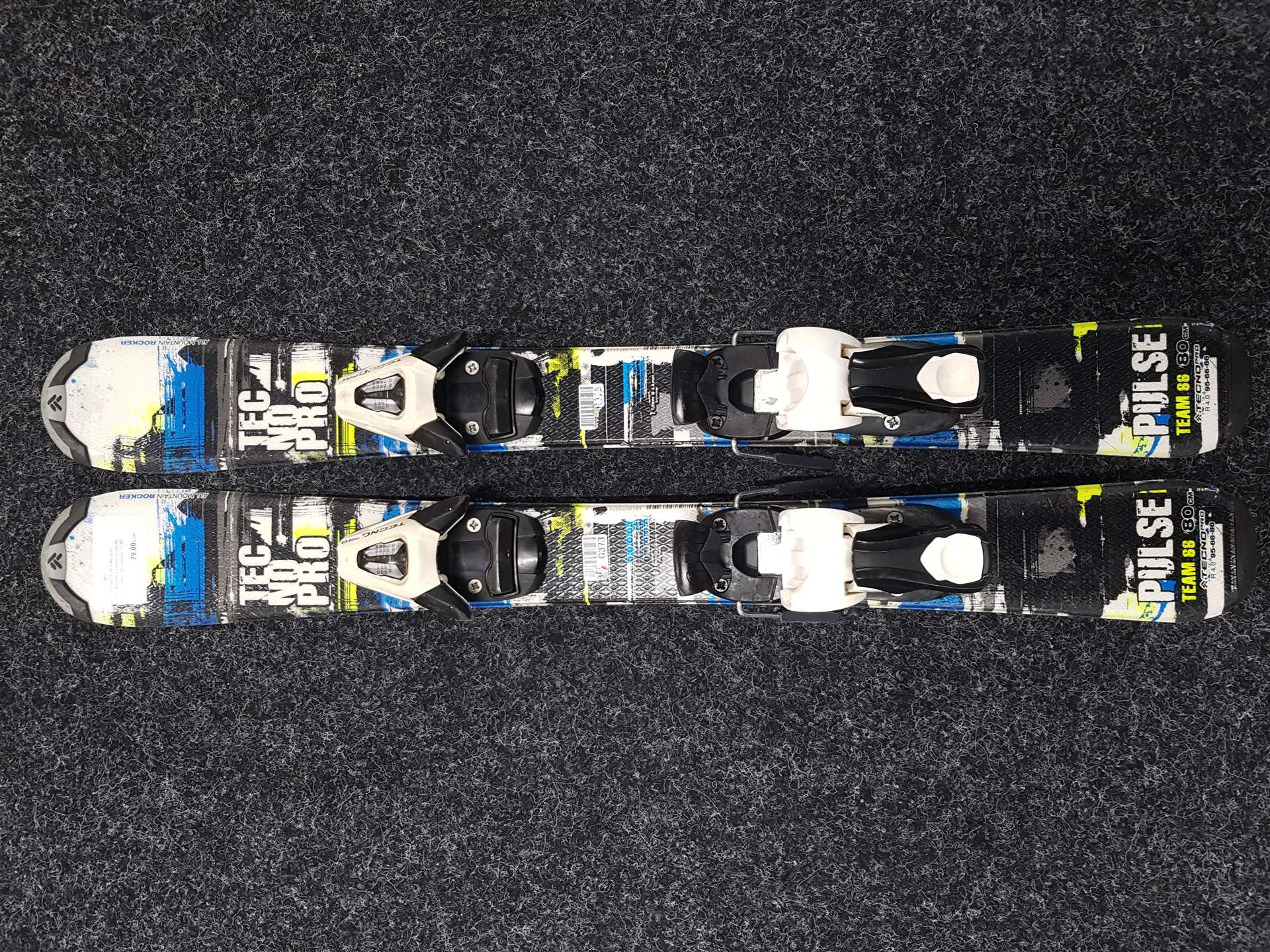Použité detské lyže TECNOPRO Pulse Team 86 + viazanie Tecnopro TC45