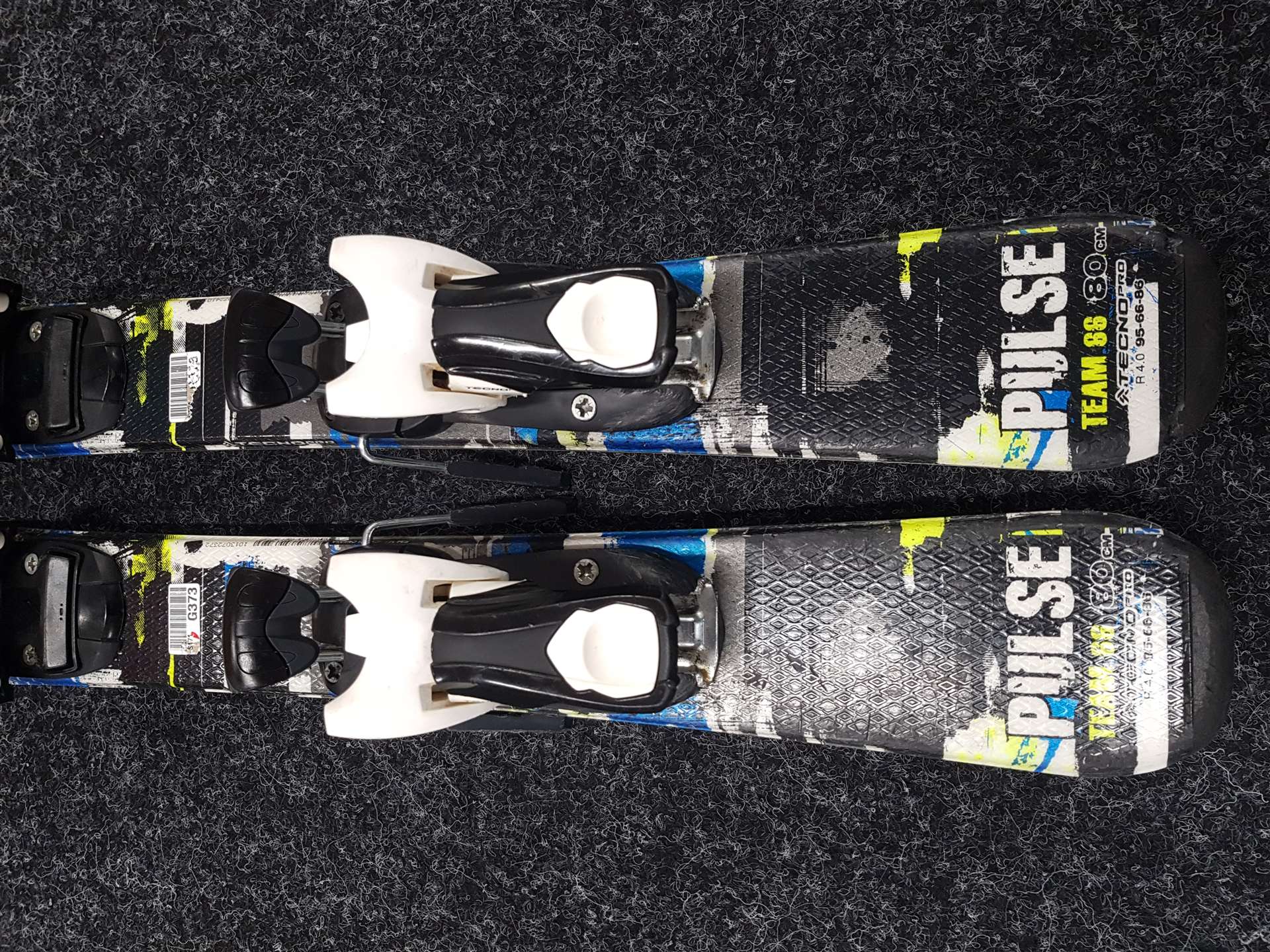 Použité detské lyže TECNOPRO Pulse Team 86 + viazanie Tecnopro TC45