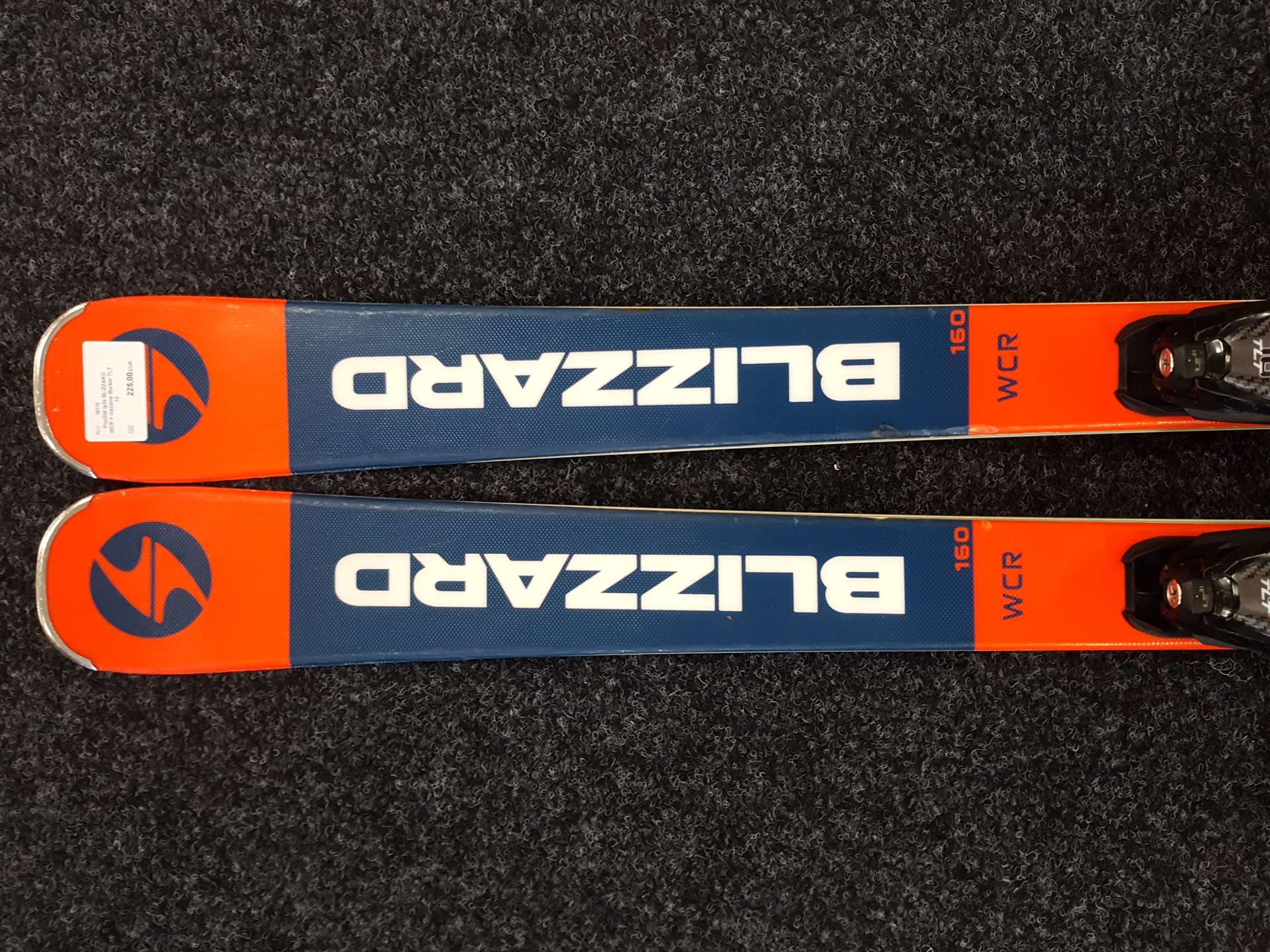 Použité lyže BLIZZARD WCR + viazanie Marker TLT 10