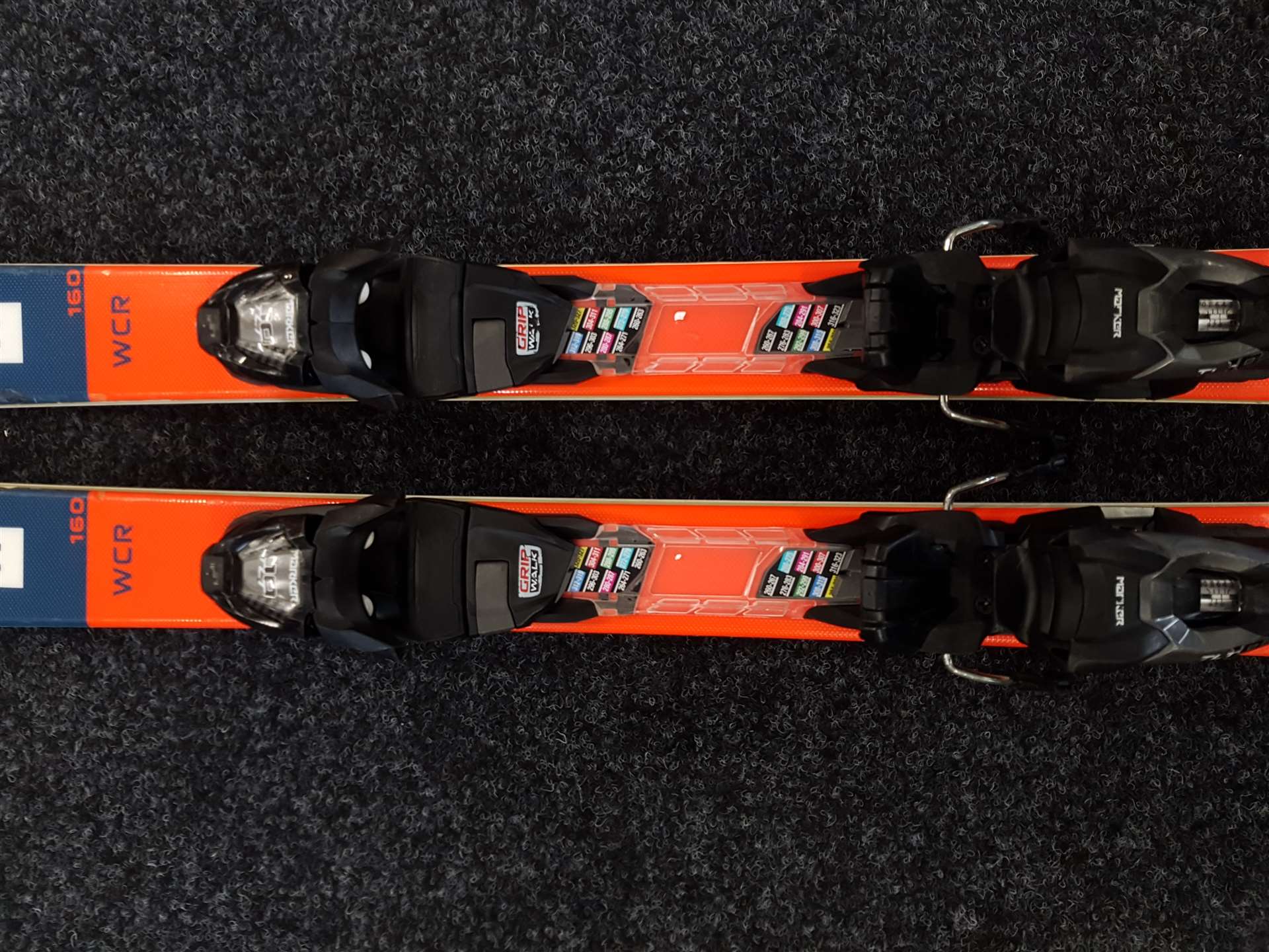Použité lyže BLIZZARD WCR + viazanie Marker TLT 10
