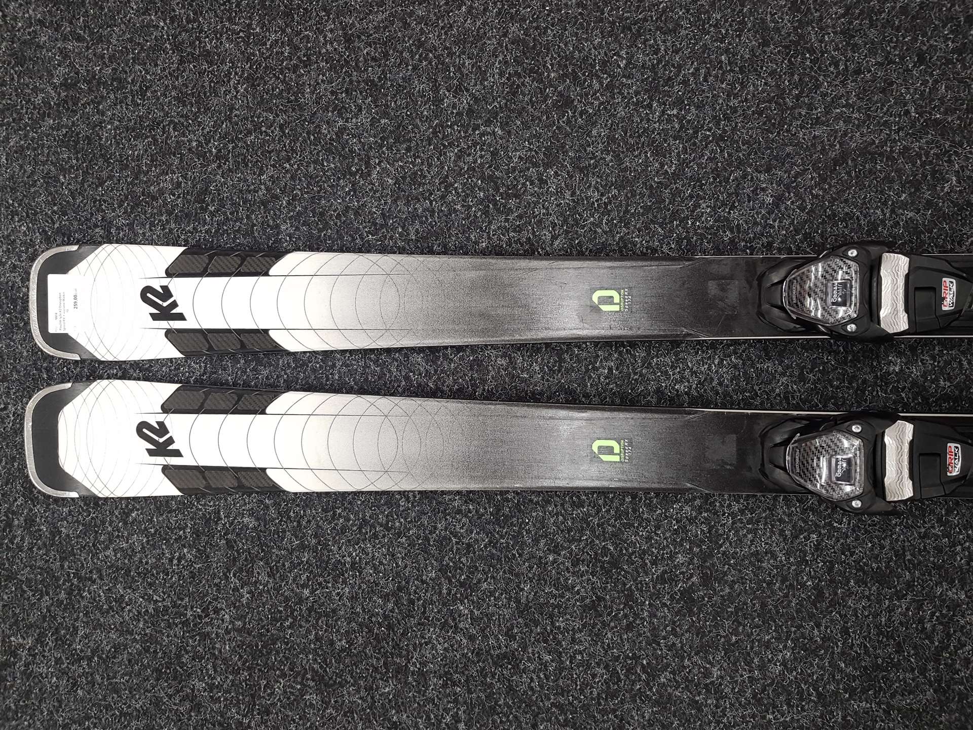 Použité lyže K2 Disruption Speed RX + viazanie Marker 10