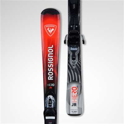 Lyže Rossignol HERO JR 130-150 XPRESS JR + viazanie XPRESS 7 GW B83 BLACK
