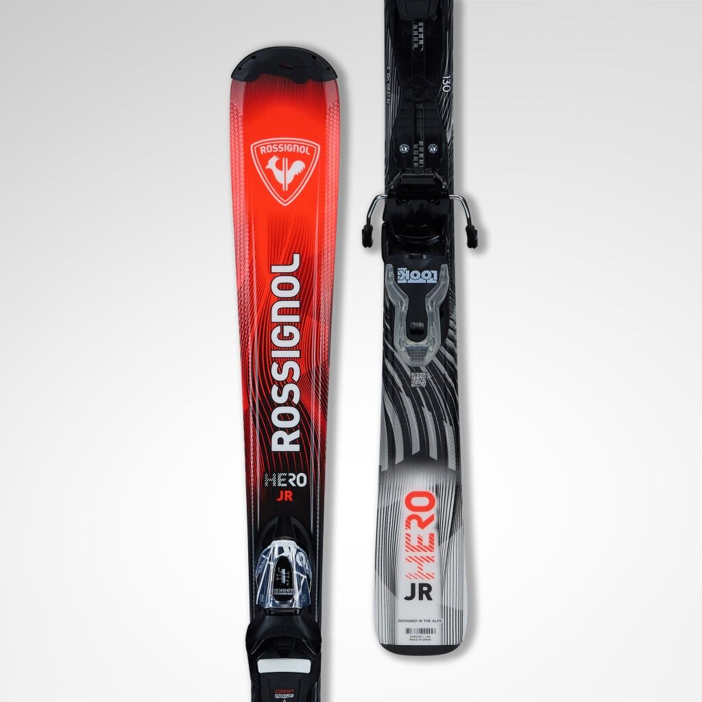 Lyže Rossignol HERO JR 130-150 XPRESS JR + viazanie XPRESS 7 GW B83 BLACK