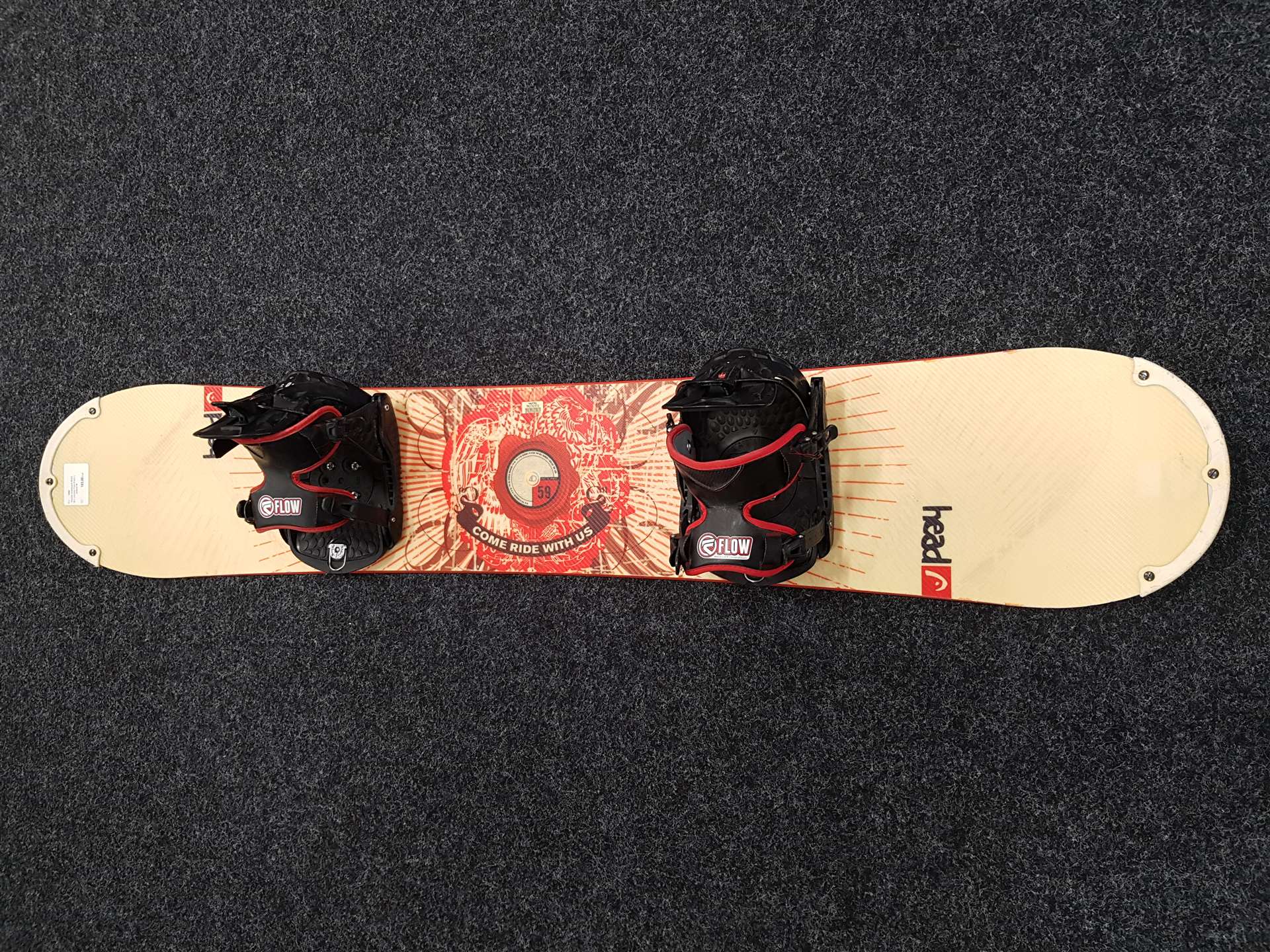 Použitý snowboard HEAD 59 + viazanie Flow (Fastec) veľkosť M
